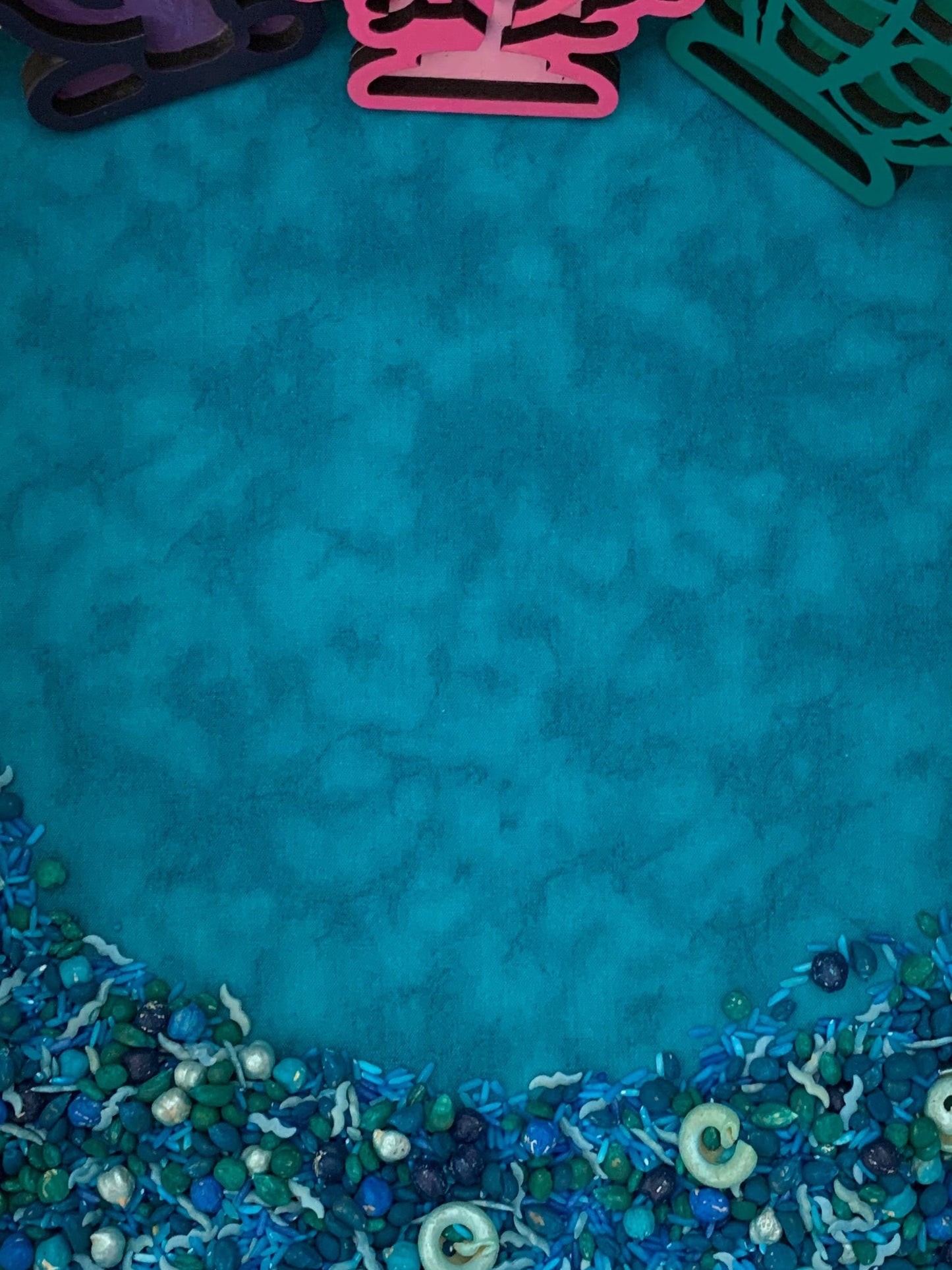 Large Four Ring Hob Play Mat - MADE TO ORDER - Jade Reverse