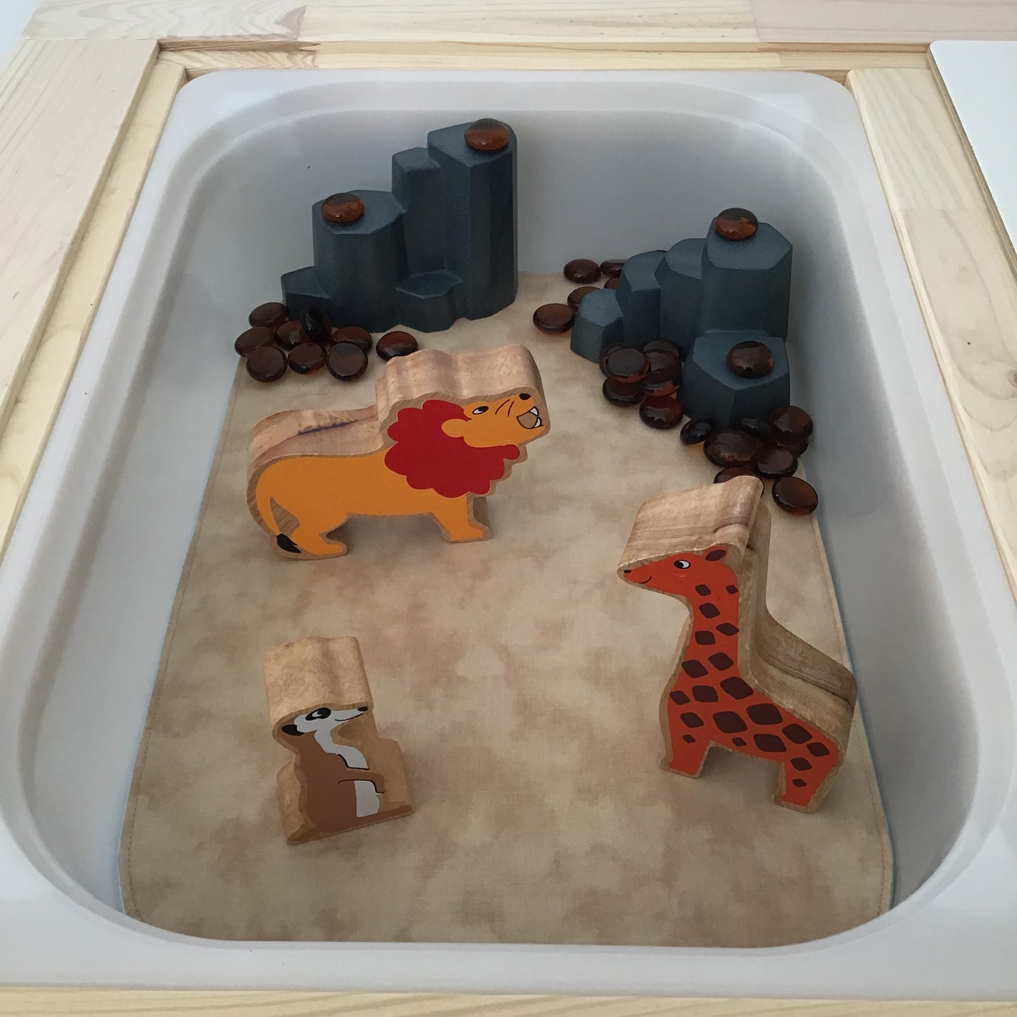 Iceberg Play Mat - MADE TO ORDER - Sand Reverse