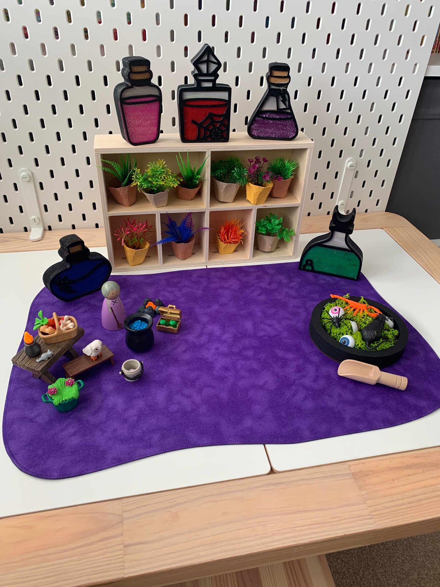 Play Mat Set - Halloween Edition Colours - MADE TO ORDER - Reversible Play Mats