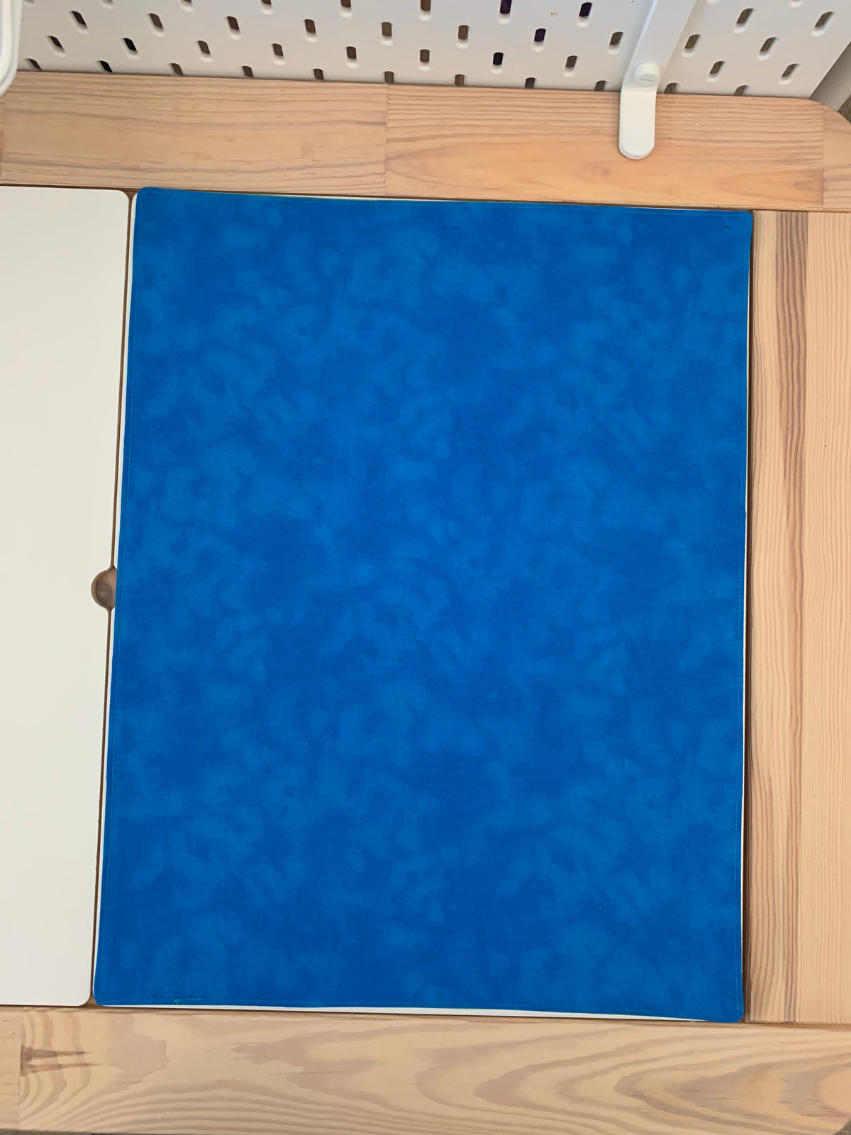 River & Rocks Play Mat - Deep Blue reverse - Ready to post