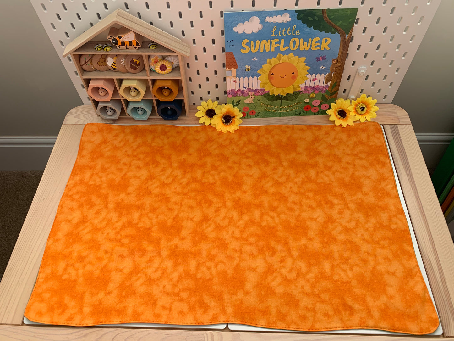 Extra Large Gold & Light Green Play Mat - IN STOCK