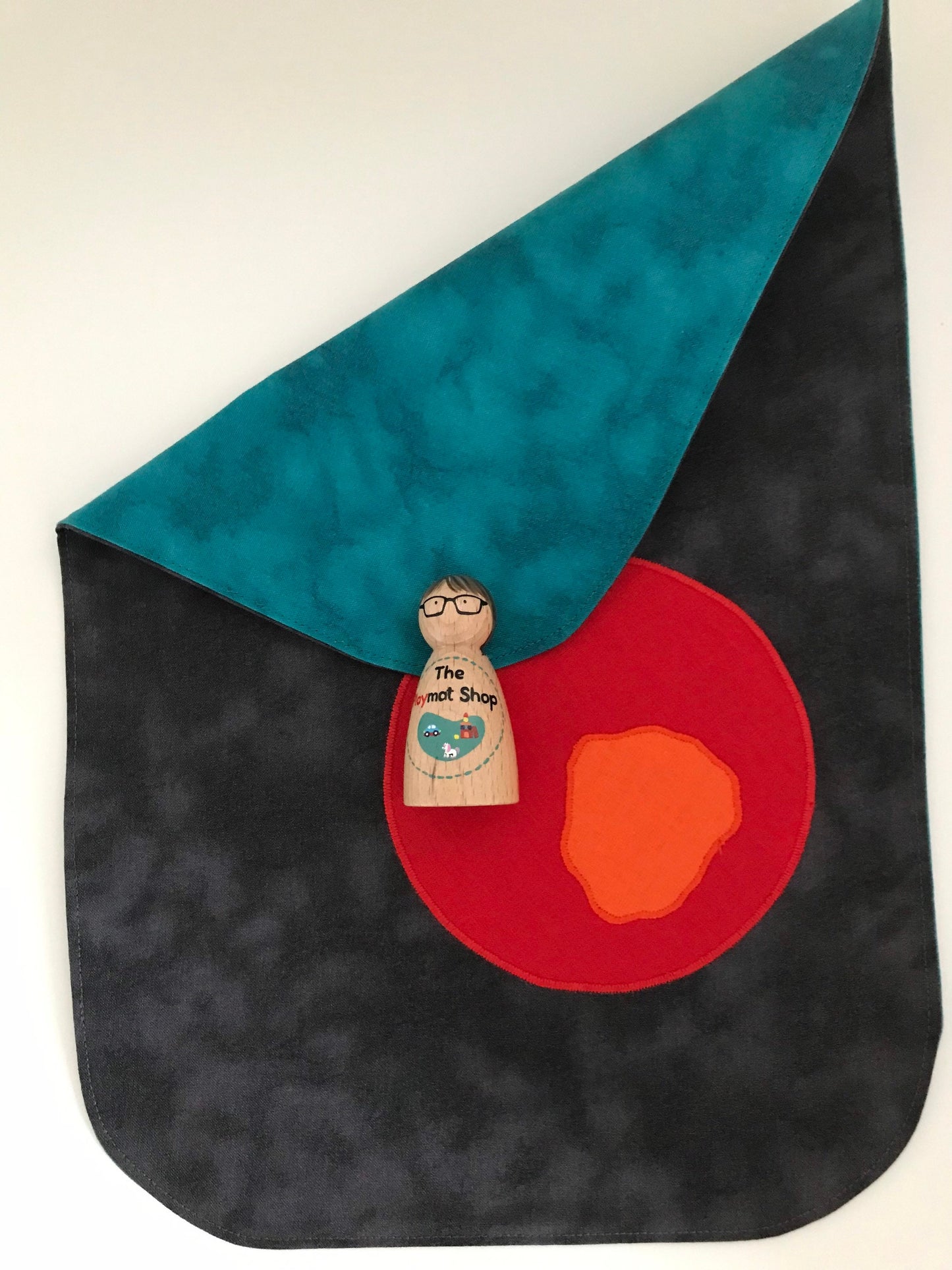 Space Play Mat - IN STOCK - Jade Reverse