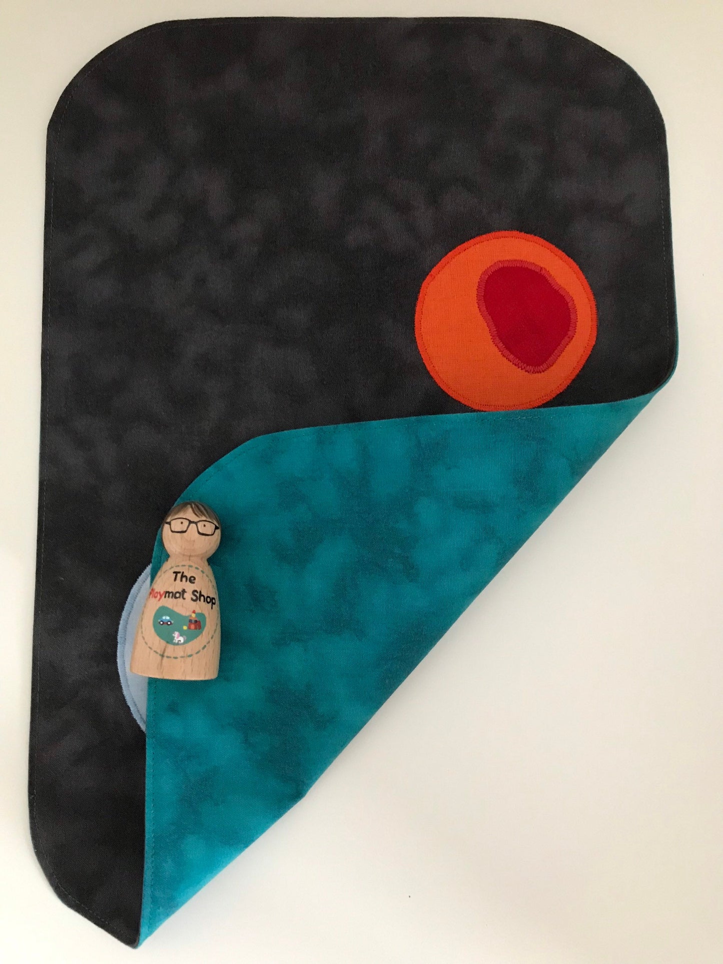 Space Play Mat - IN STOCK - Jade Reverse
