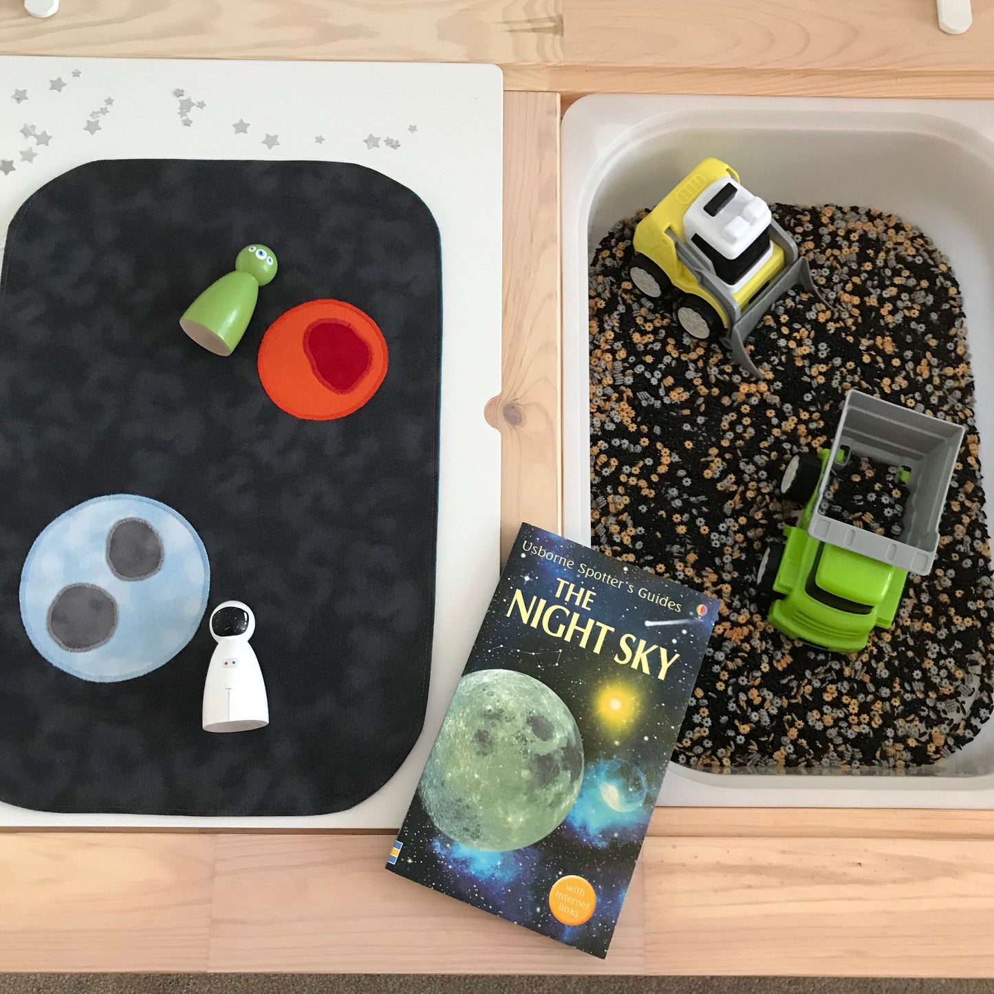 Space Play Mat - IN STOCK - Jade Reverse