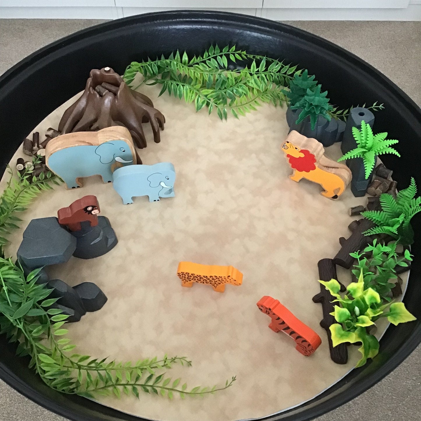 Tuff Tray Play Mat - IN STOCK - Sand Reverse