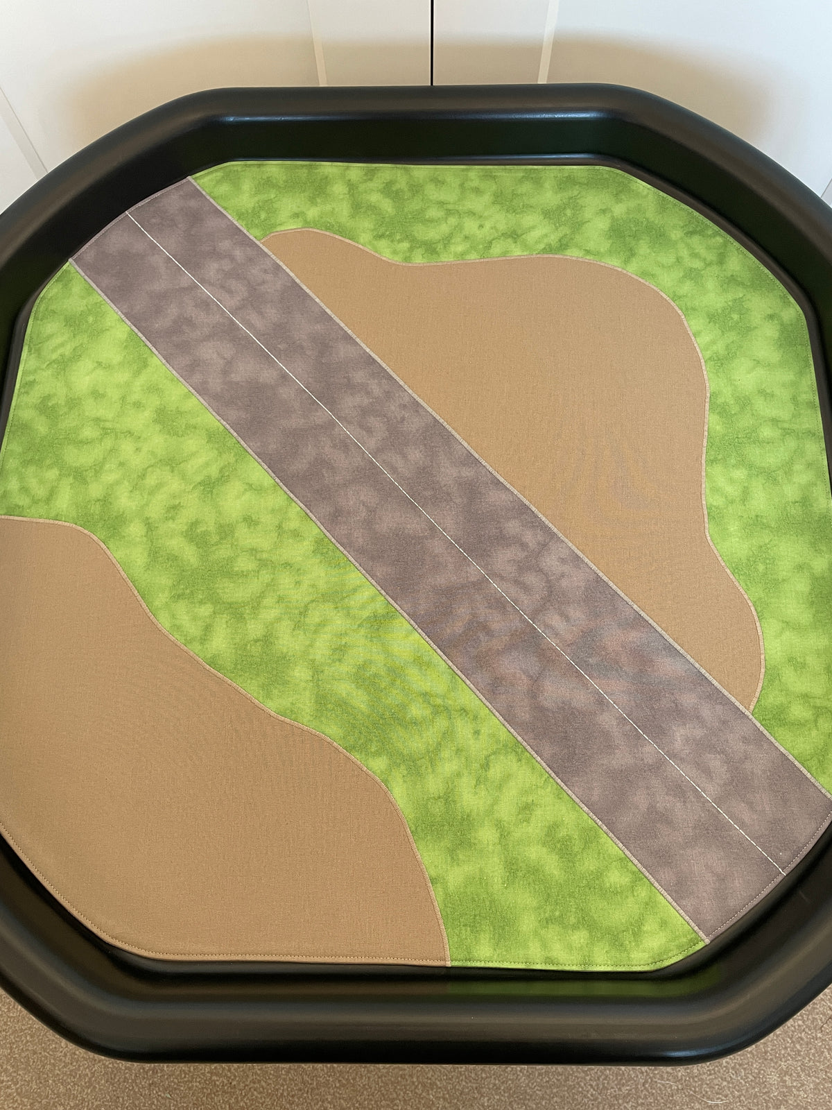 Runway and Road Play Mat - Grey reverse - Ready to post