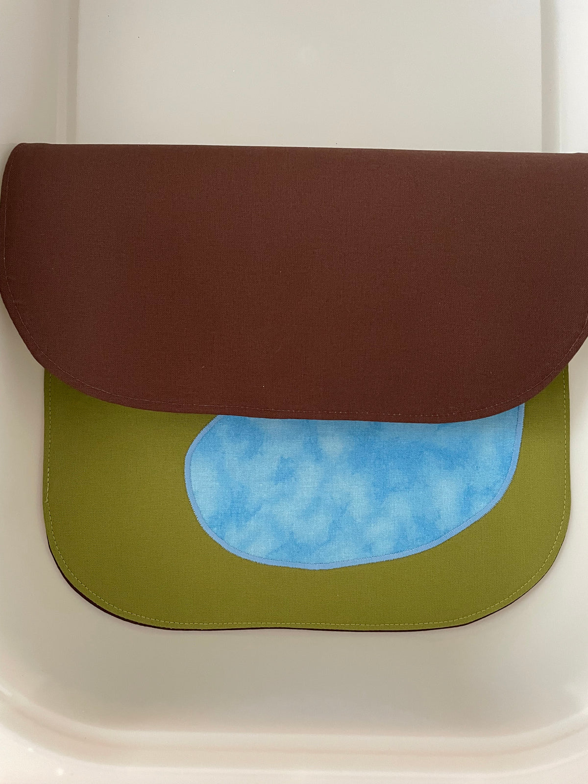 Pond Play Mat - Chestnut reverse - Ready to post
