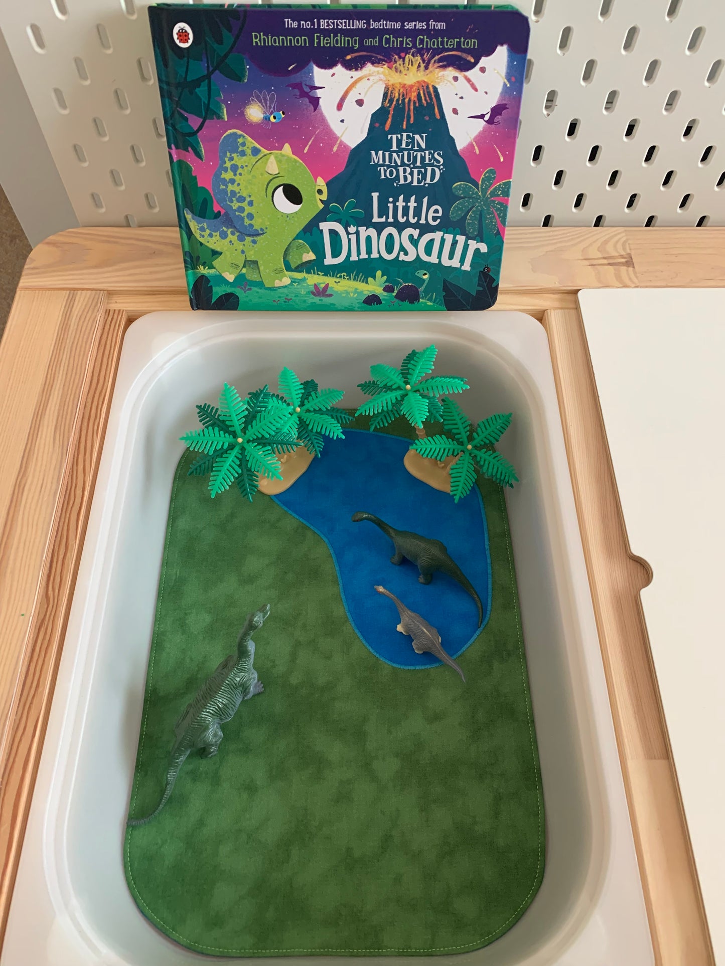 Lake Play Mat - MADE TO ORDER -  Deep Blue reverse