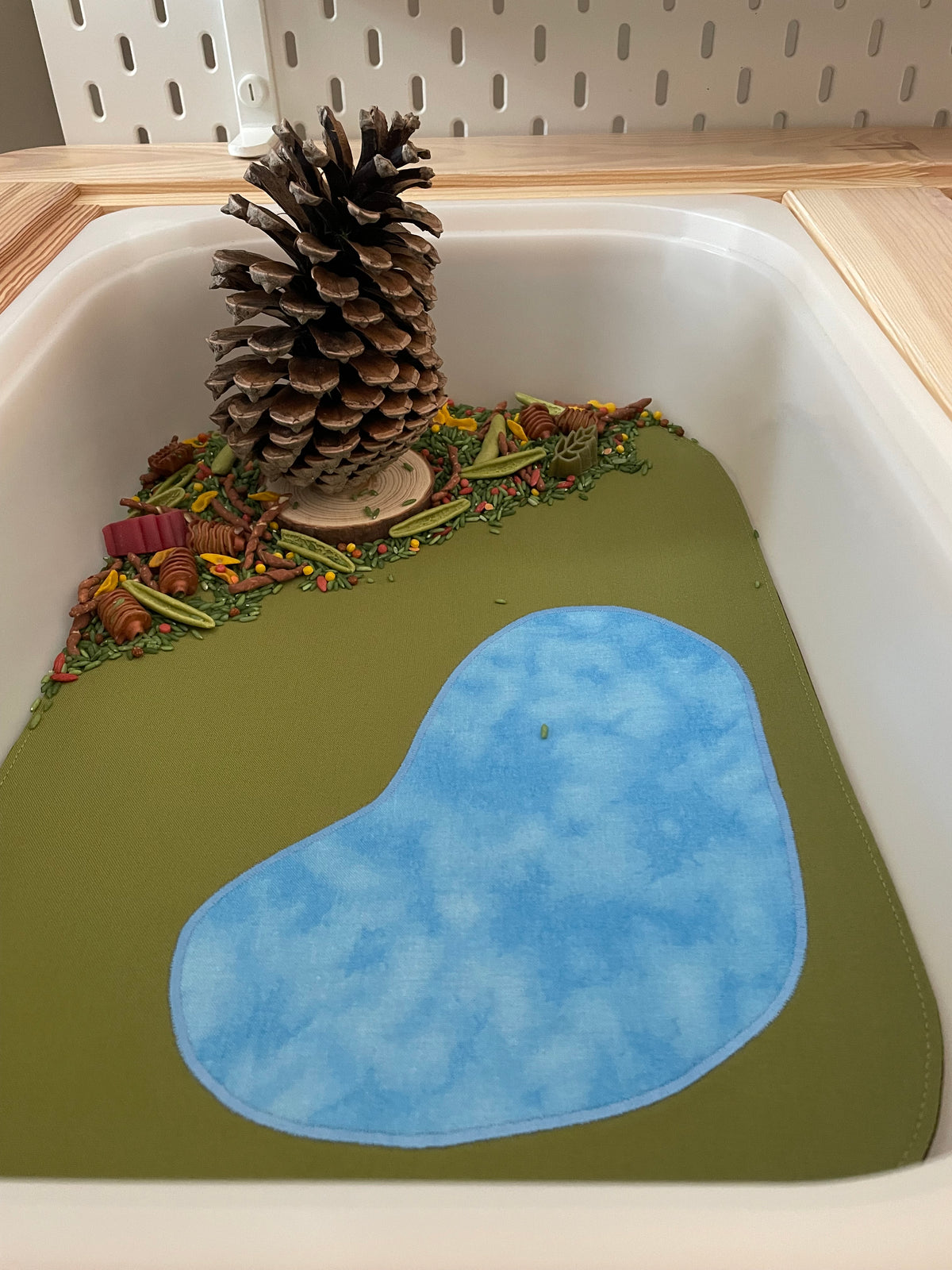 Pond Play Mat - Chestnut reverse - Ready to post