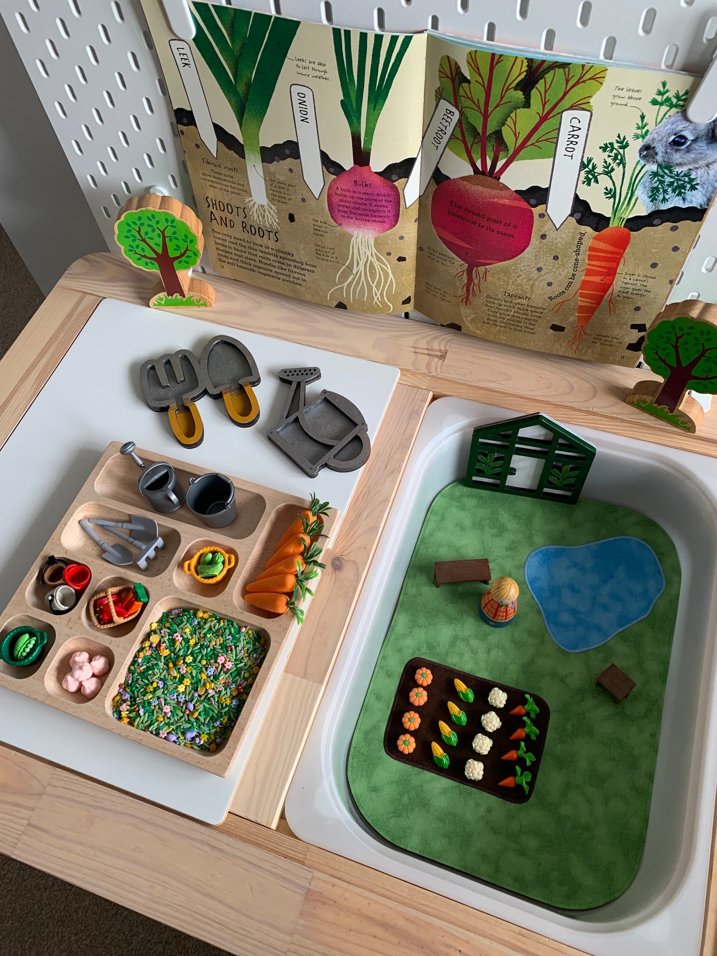 Pond & Mud Patch Play Mat - MADE TO ORDER -  Brown reverse