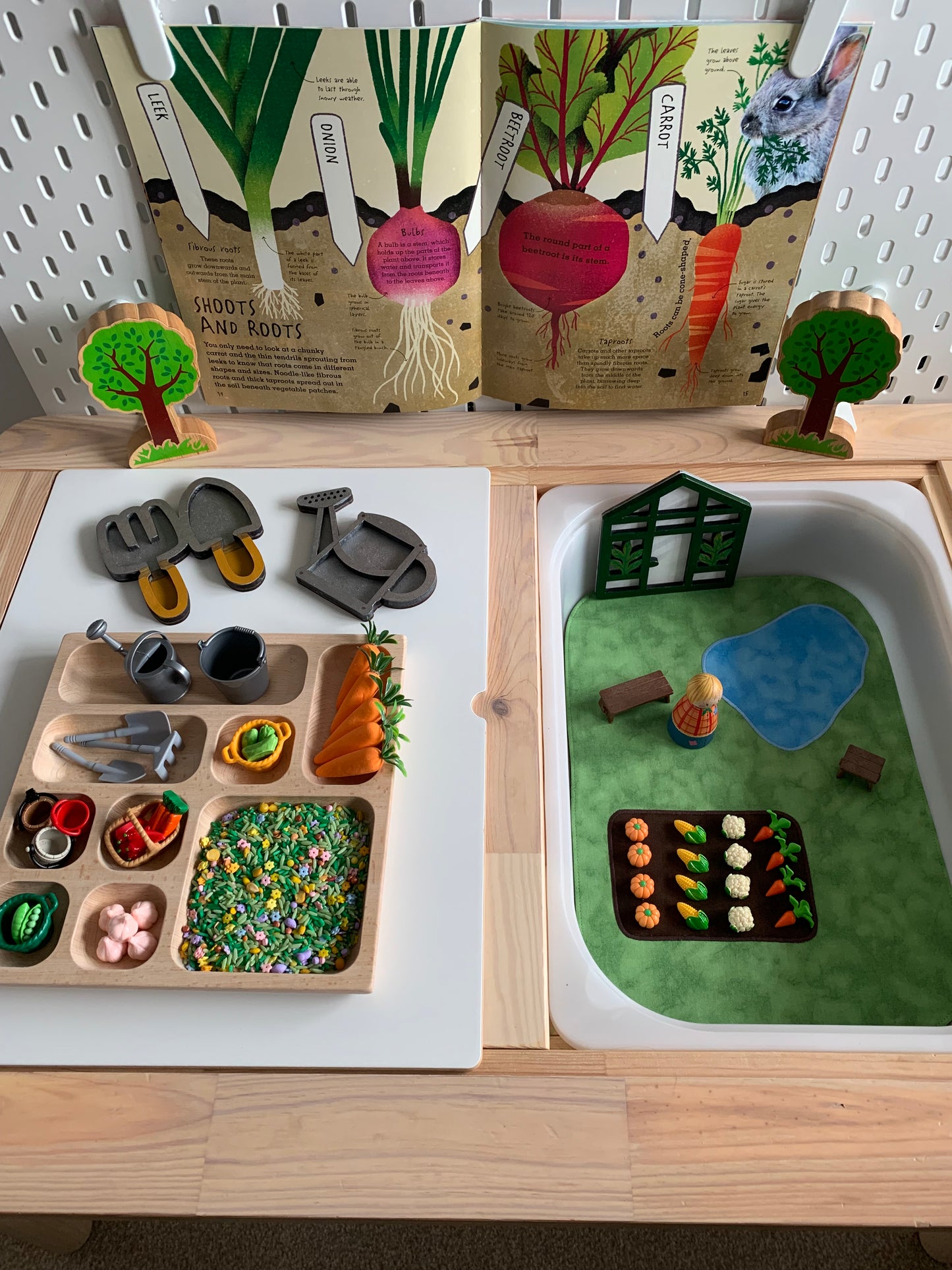 Pond & Mud Patch Play Mat - MADE TO ORDER -  Brown reverse