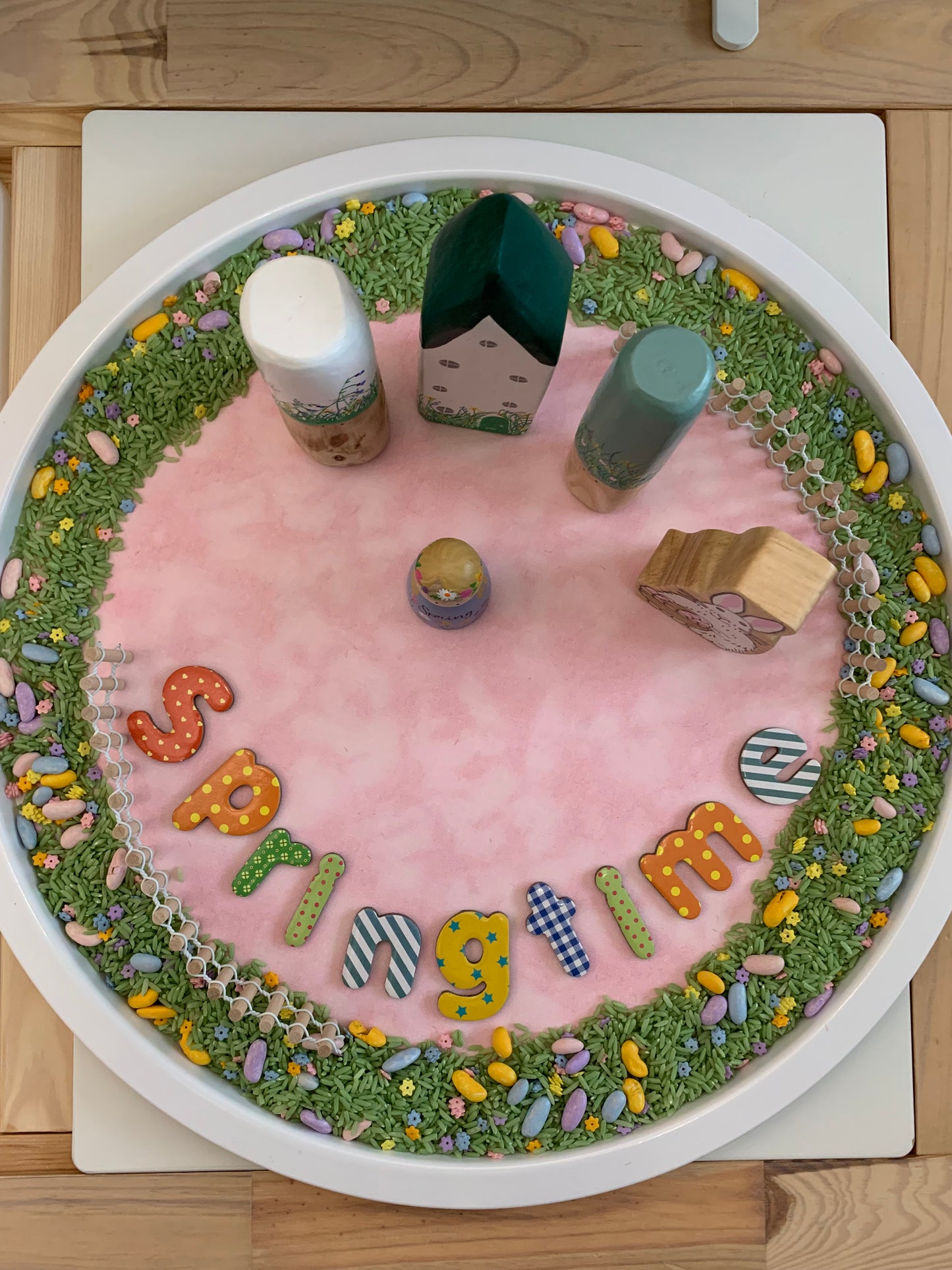 The Circular Play Mat -  Mix & Match Colours - MADE TO ORDER - Reversible