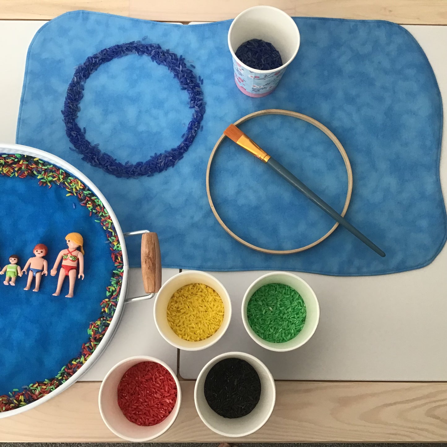 Polar Play Mat - IN STOCK - Deep Blue Reverse