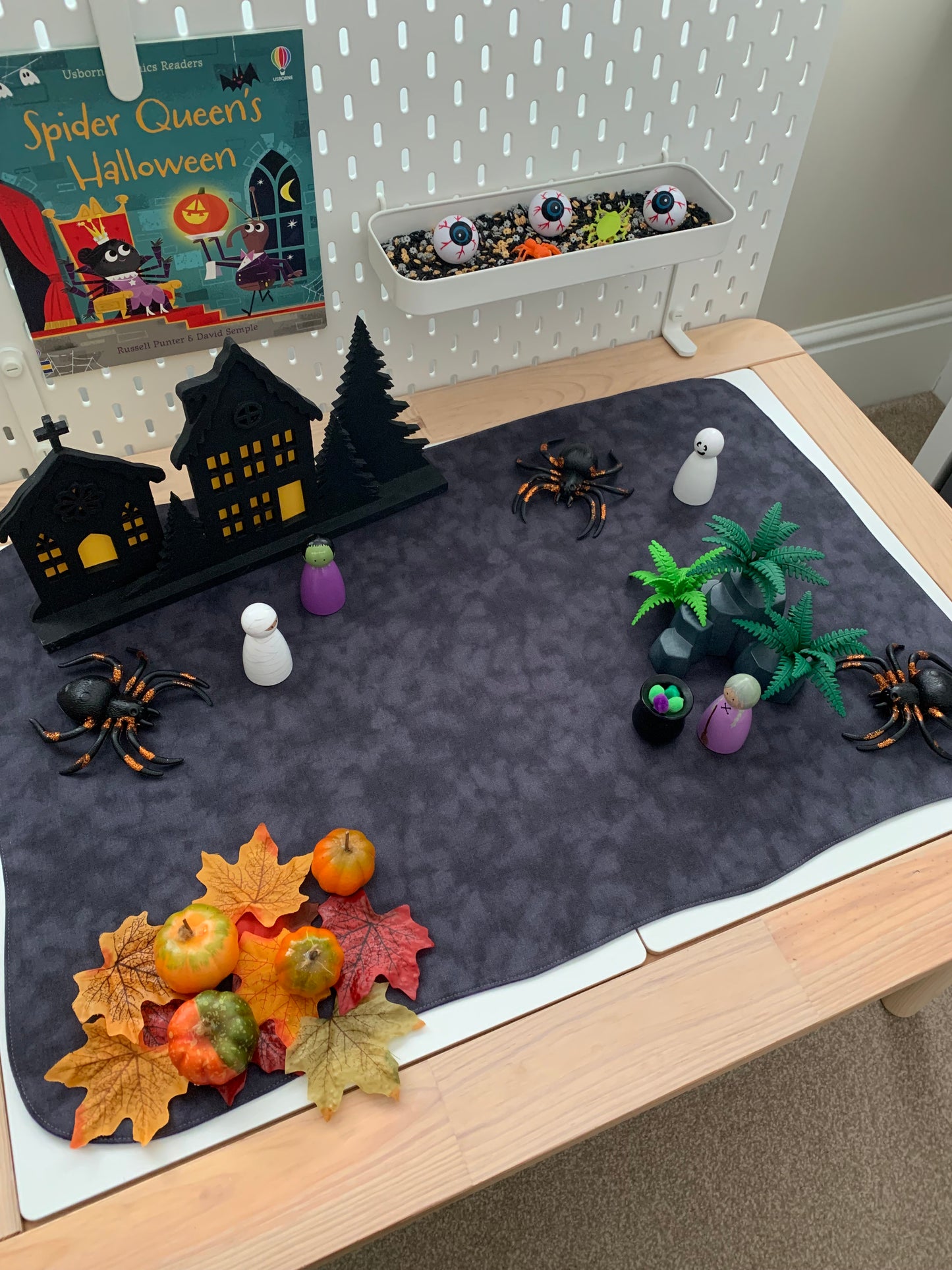 Extra Large Purple & Black Play Mat - MADE TO ORDER