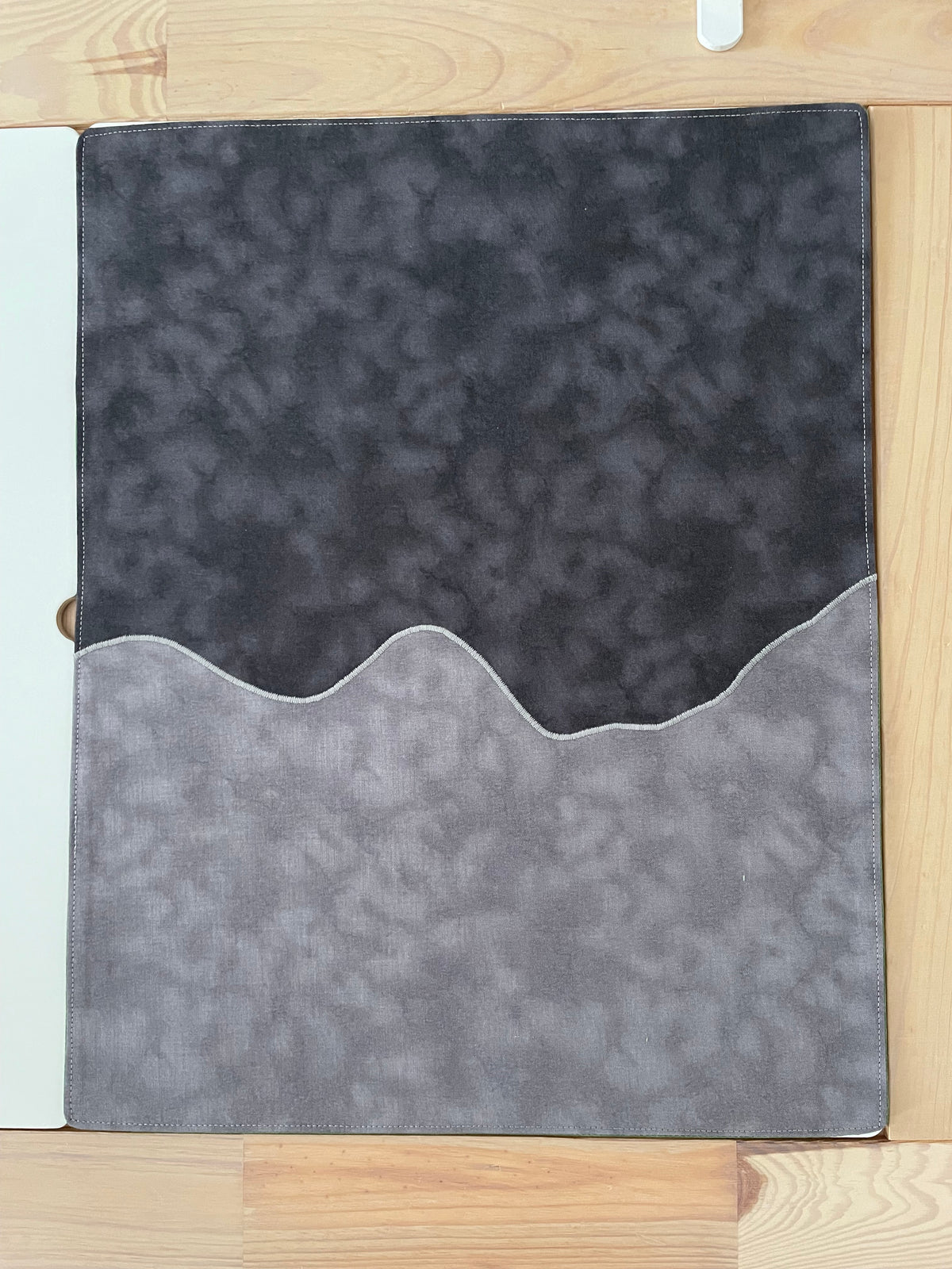 Moonscape Play Mat - Dark Green reverse - Ready to post