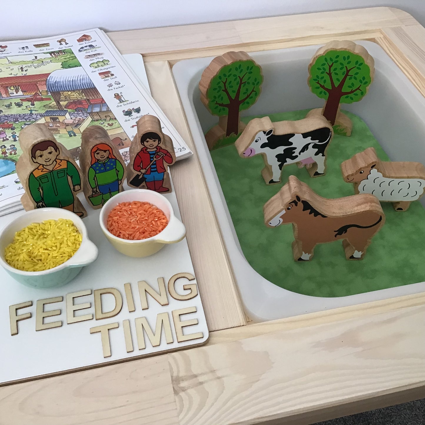 Riverbank Play Mat - IN STOCK - Light Green Reverse