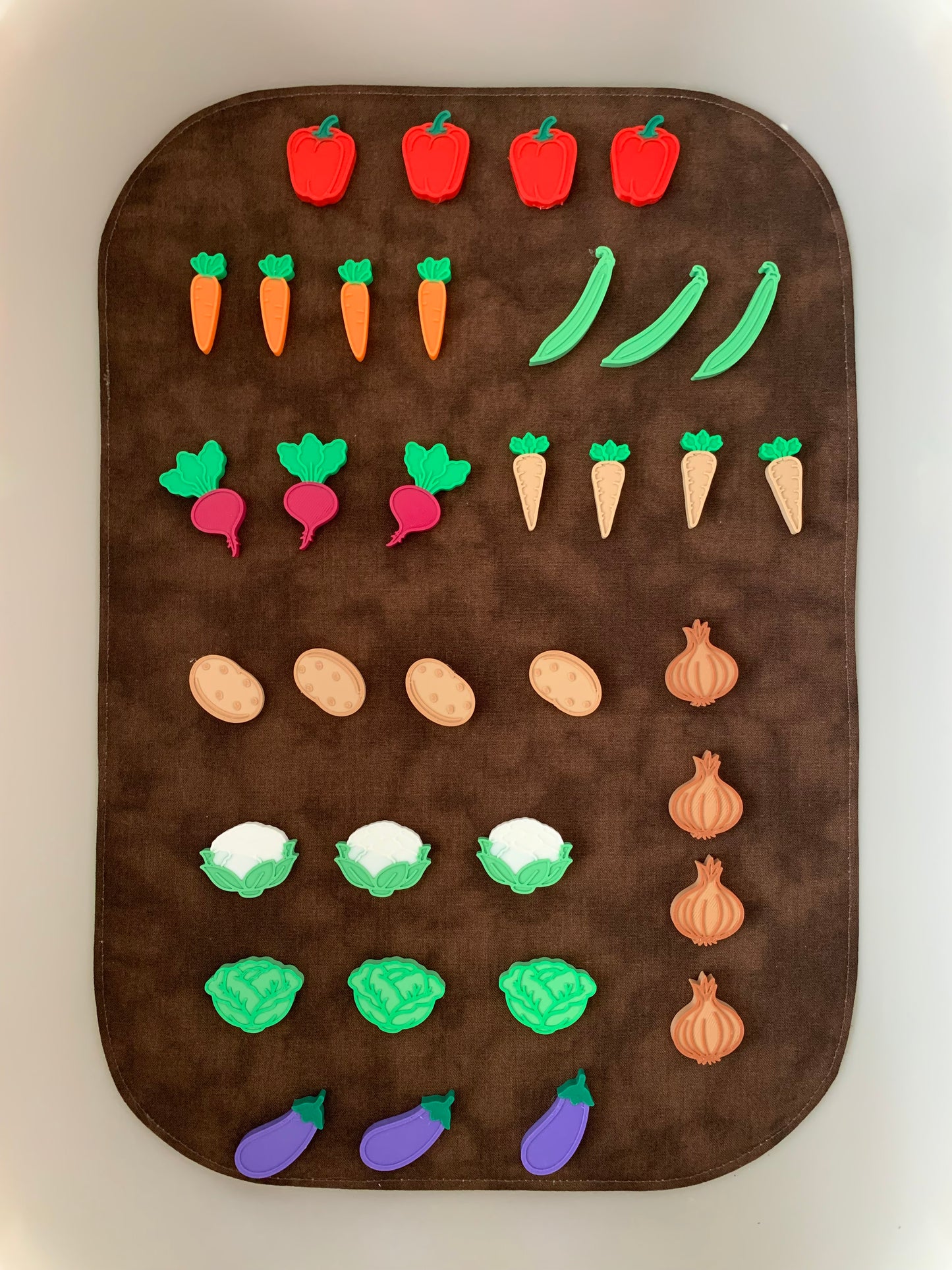 Pond & Mud Patch Play Mat - MADE TO ORDER -  Brown reverse