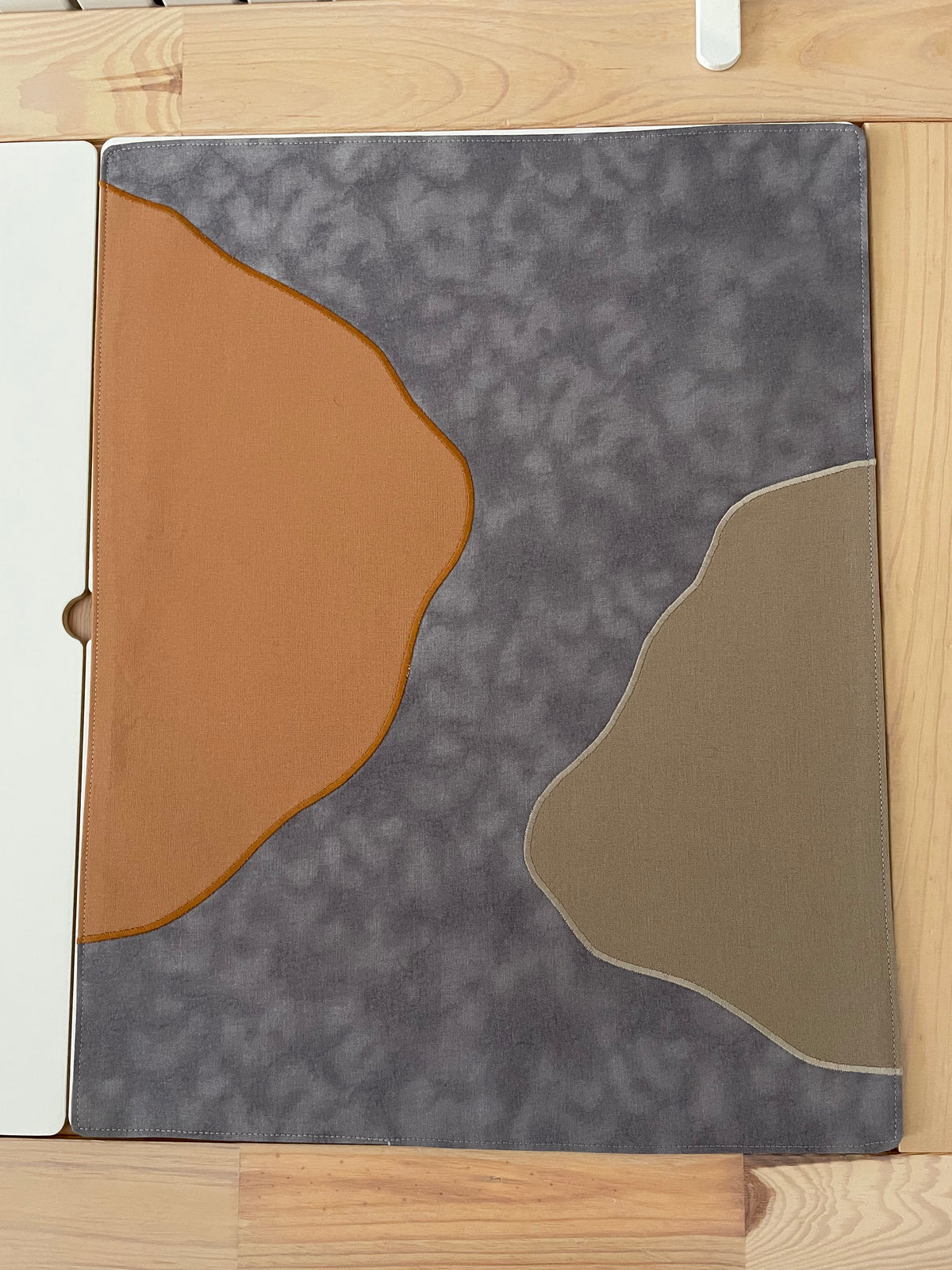 Rocky Terrain Play Mat - Dark Green reverse - Ready to post
