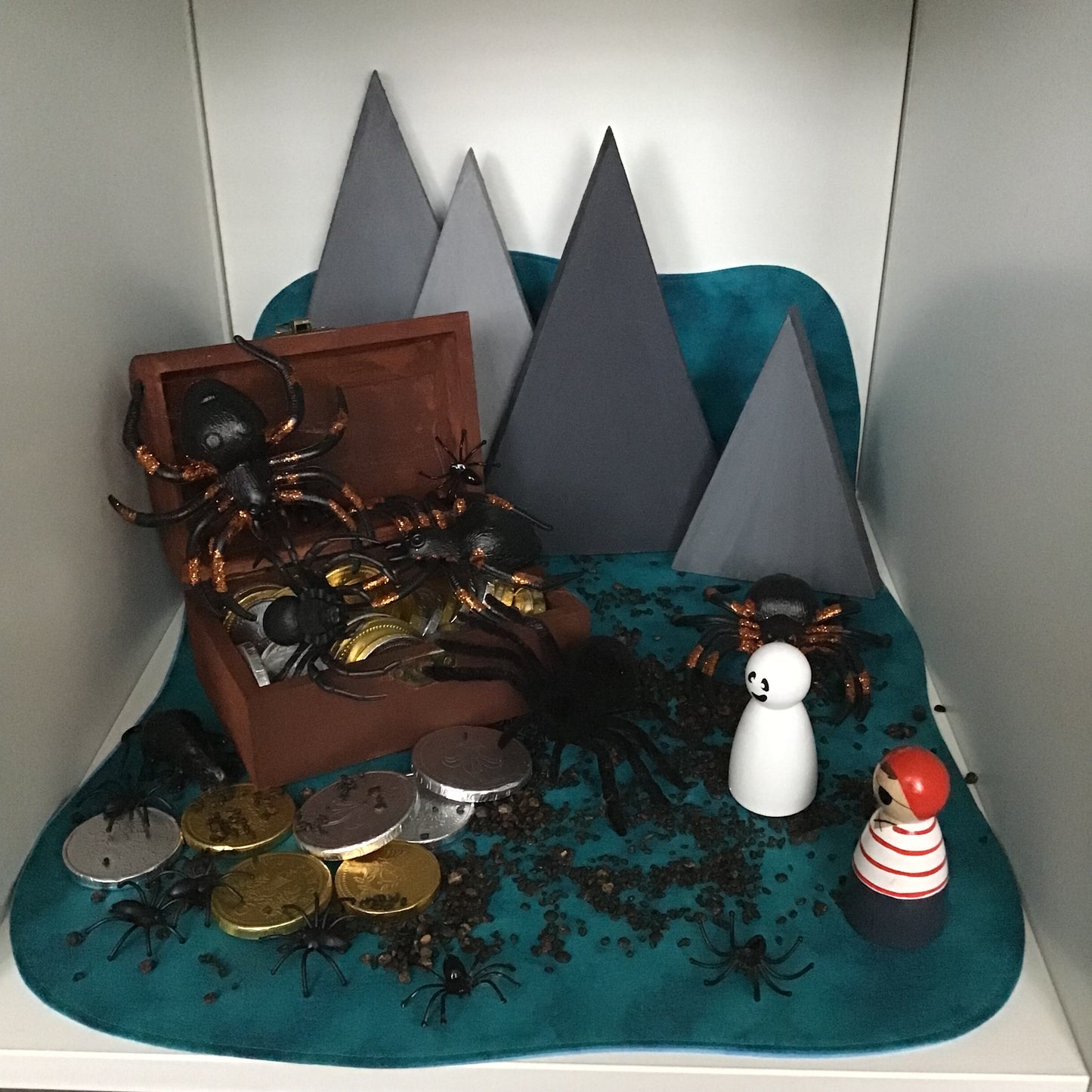 Space with Earth and Planets Plat Mat - IN STOCK - Jade Reverse