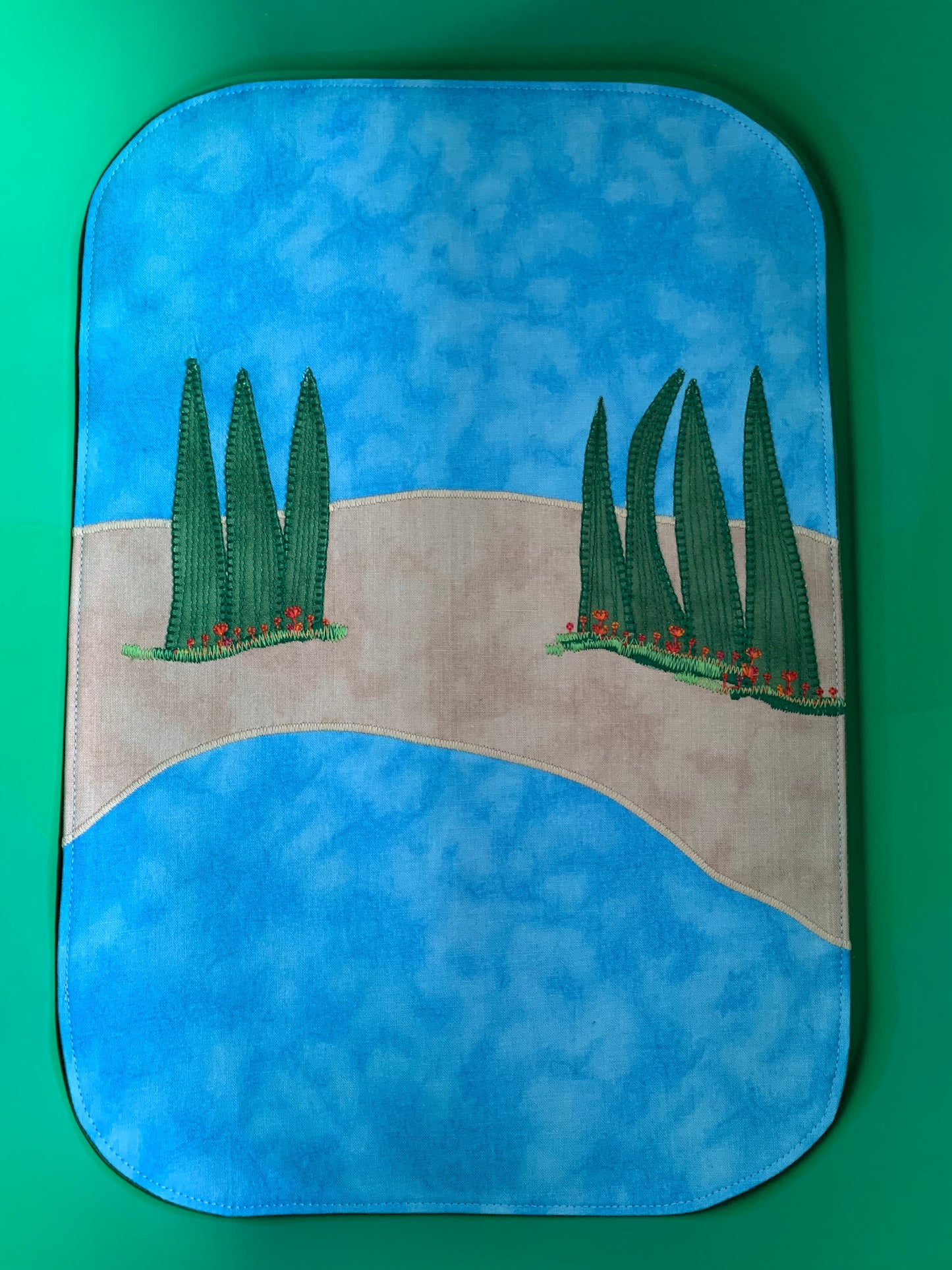 Riverbank Play Mat - IN STOCK - Dark Green Reverse