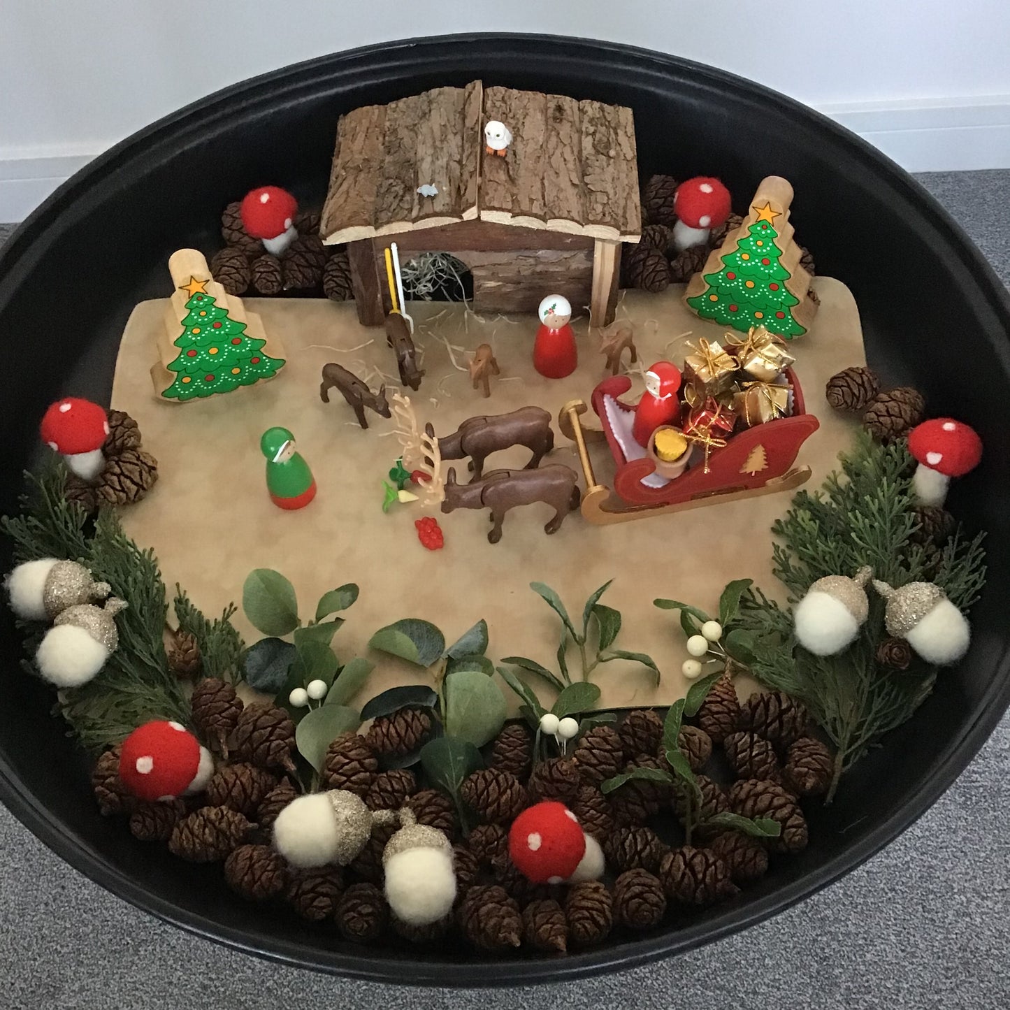 Frozen River Play Mat - MADE TO ORDER - Sand Reverse