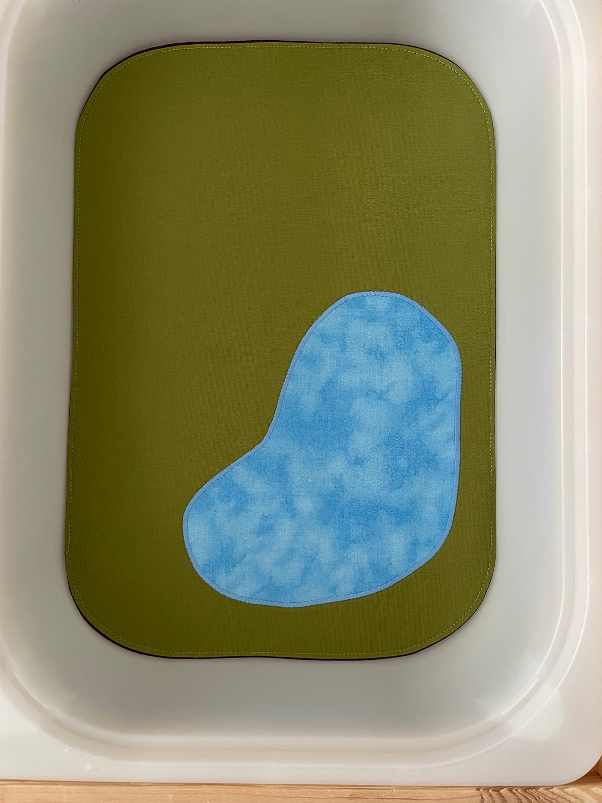 Pond Play Mat - Chestnut reverse - Ready to post