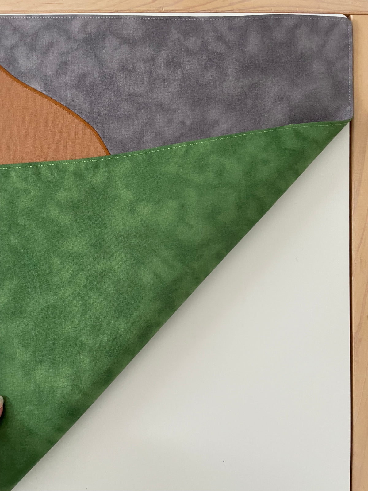 Rocky Terrain Play Mat - Dark Green reverse - Ready to post