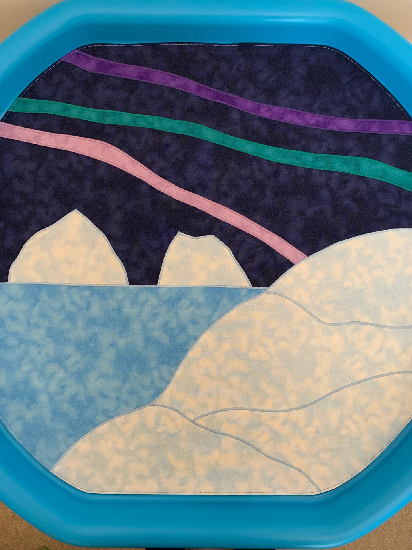 Northern Lights Tuff Tray Play Mat - IN STOCK - Jade Reverse