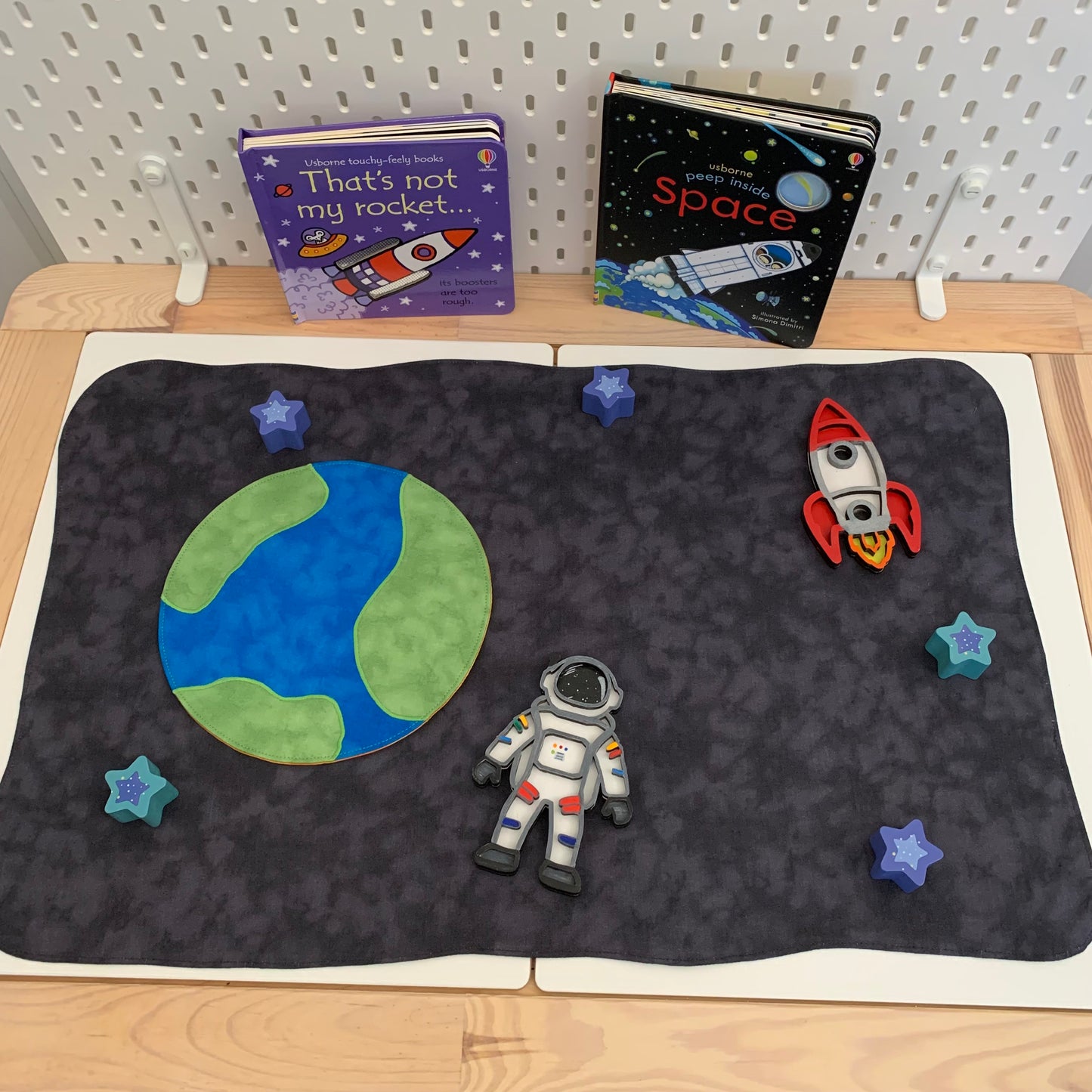 The Rectangular Play Mat -  Mix & Match Colours - MADE TO ORDER - Reversible