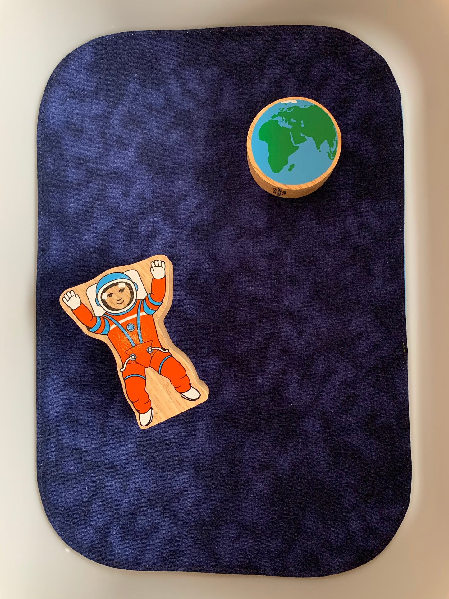 Underground Play Mat - MADE TO ORDER -  Navy Reverse