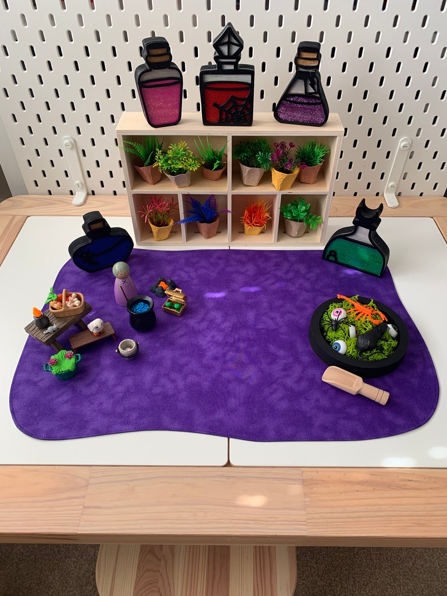 Play Mat Set - Halloween Edition Colours - MADE TO ORDER - Reversible Play Mats