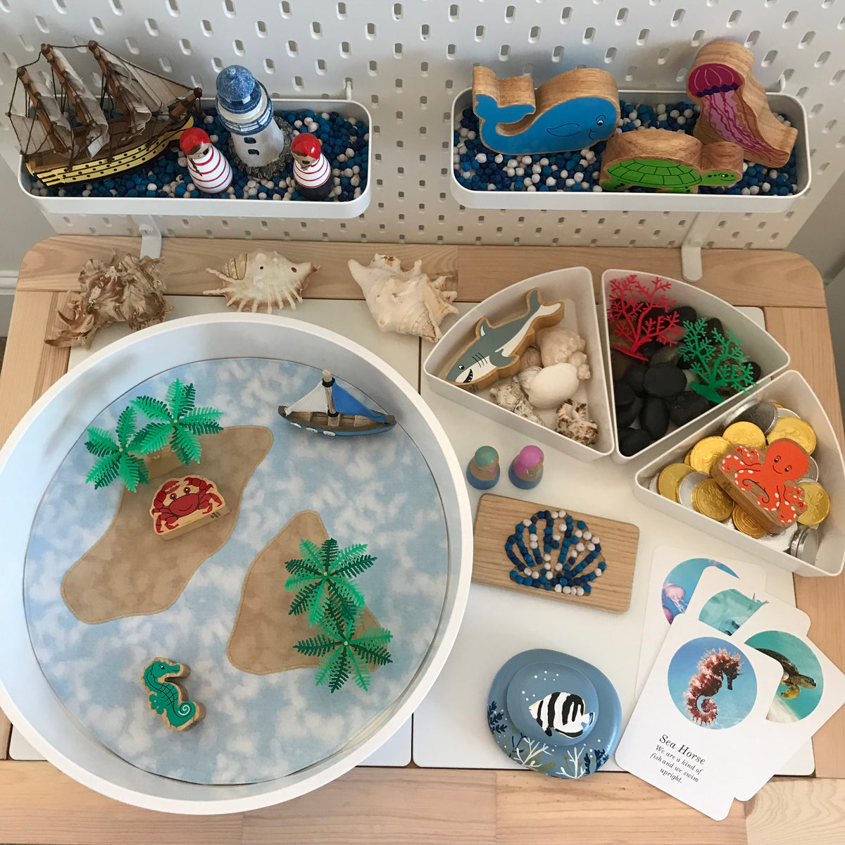 Islands Play Mat - Sand reverse
