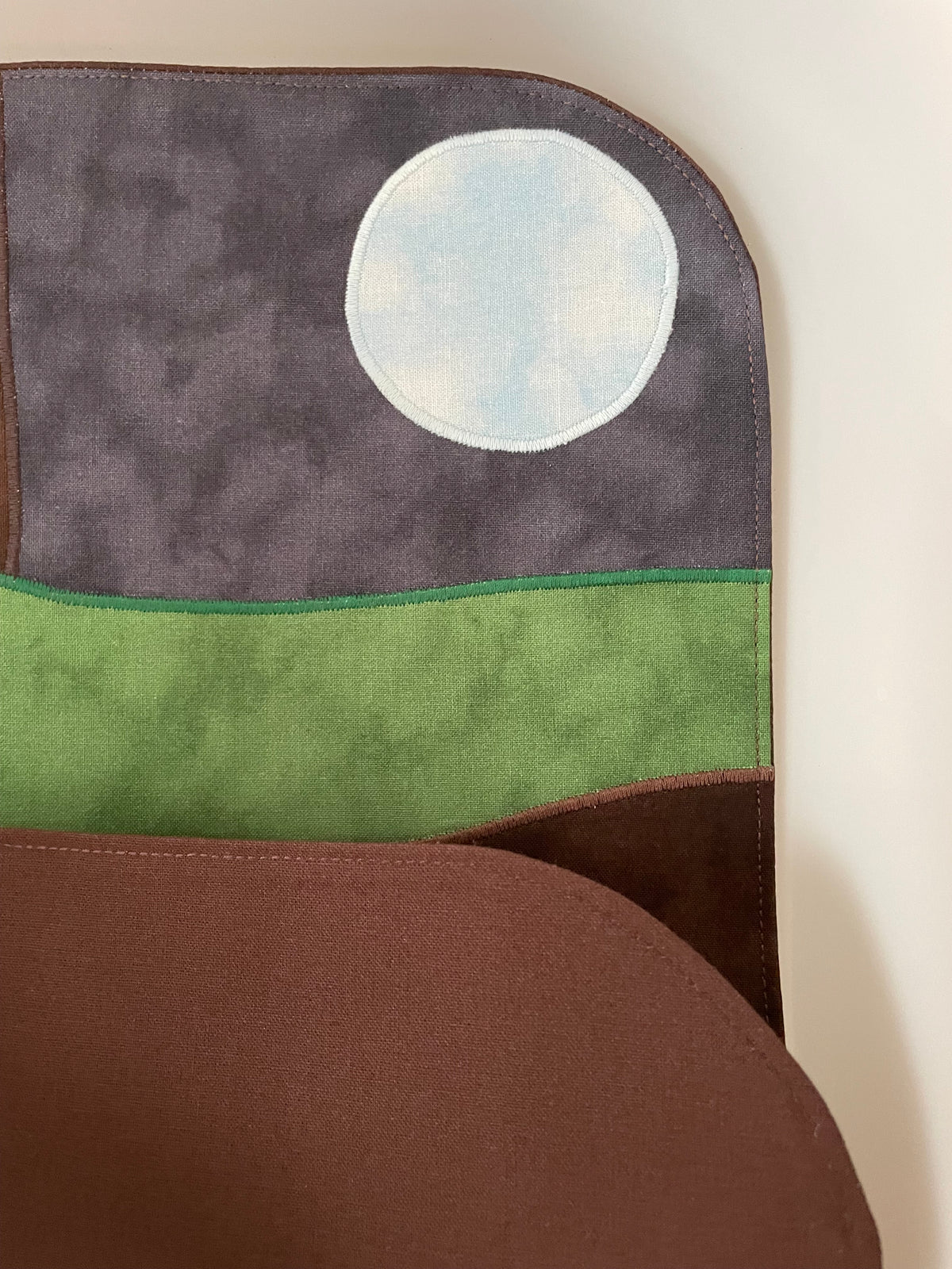Moonlit Underground Play Mat - Chestnut reverse - Ready to post