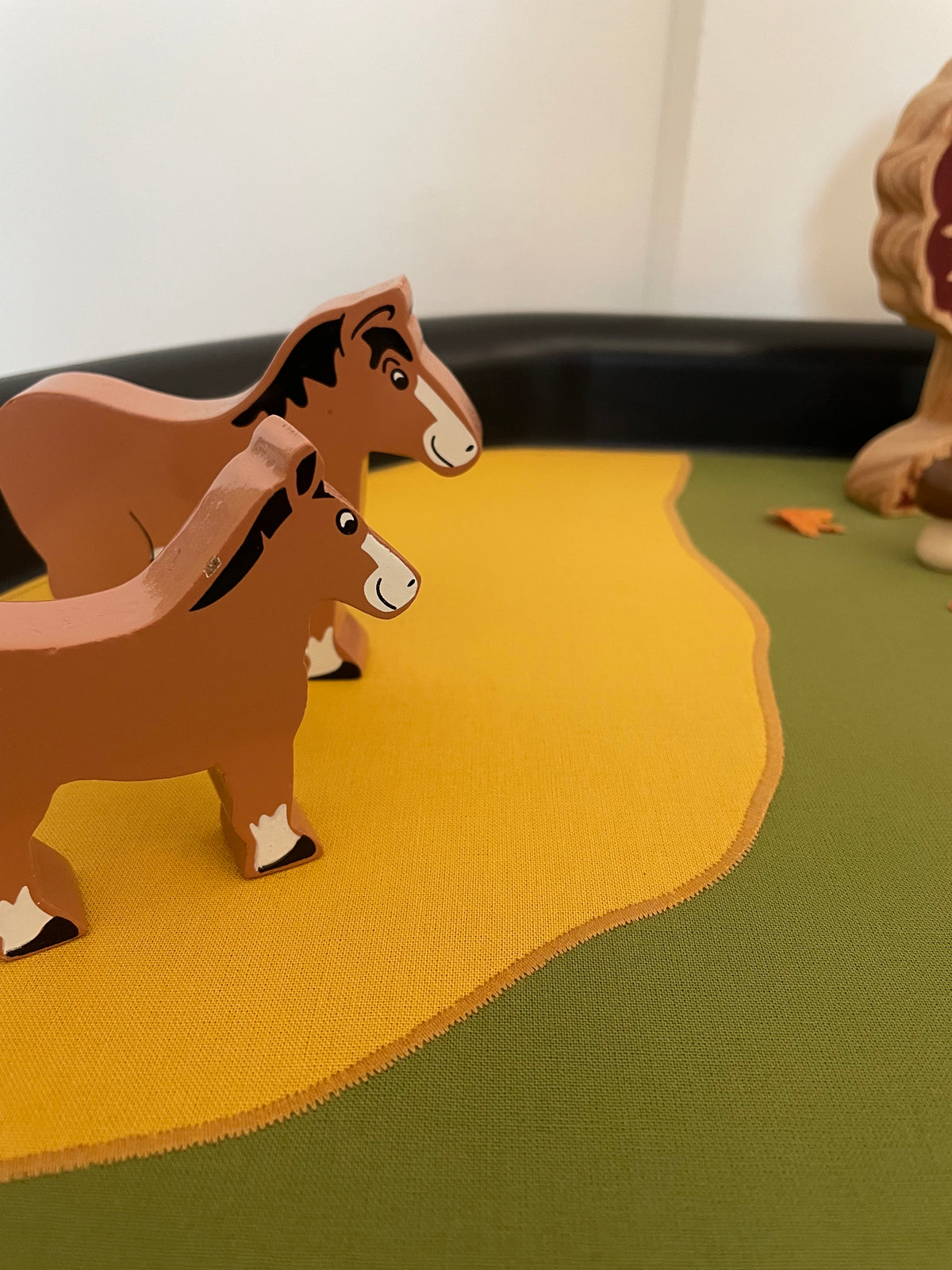 Farm Play Mat - Fawn reverse - Ready to post