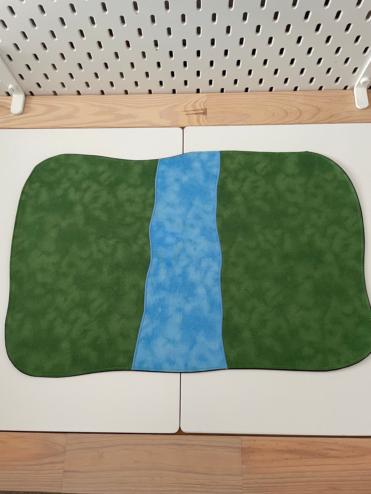 River Play Mat - Chestnut reverse - Ready to post