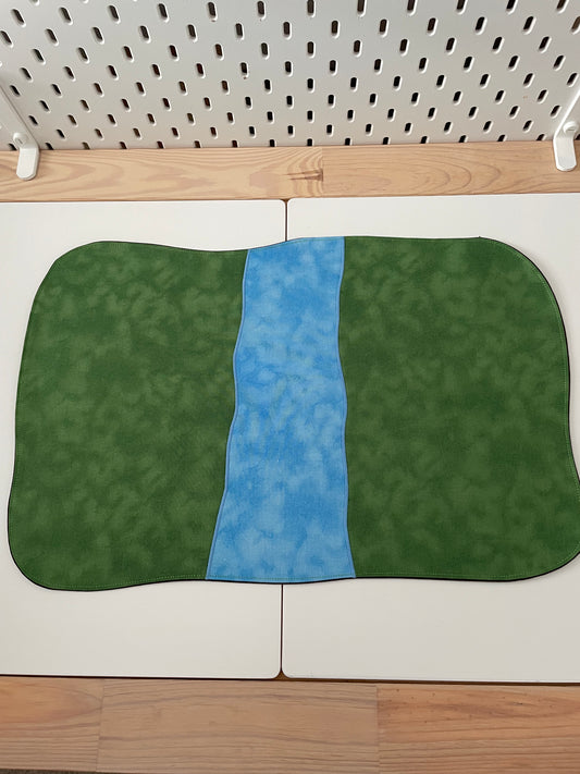 River Play Mat - Chestnut reverse - Ready to post