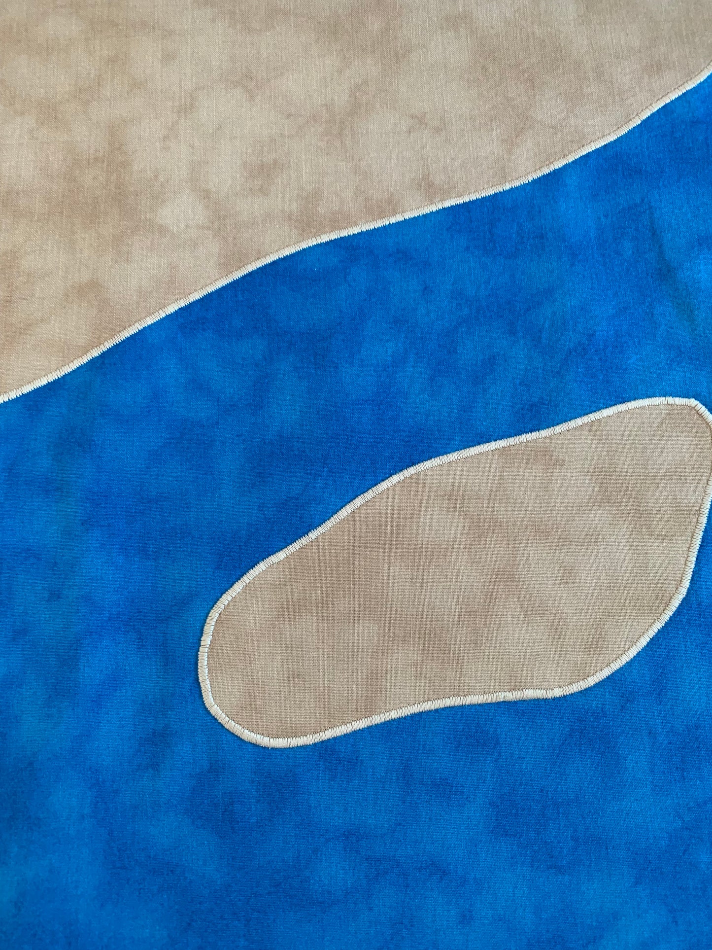 Beach and Island Extra Large Play Mat - IN STOCK - Dark Green Reverse