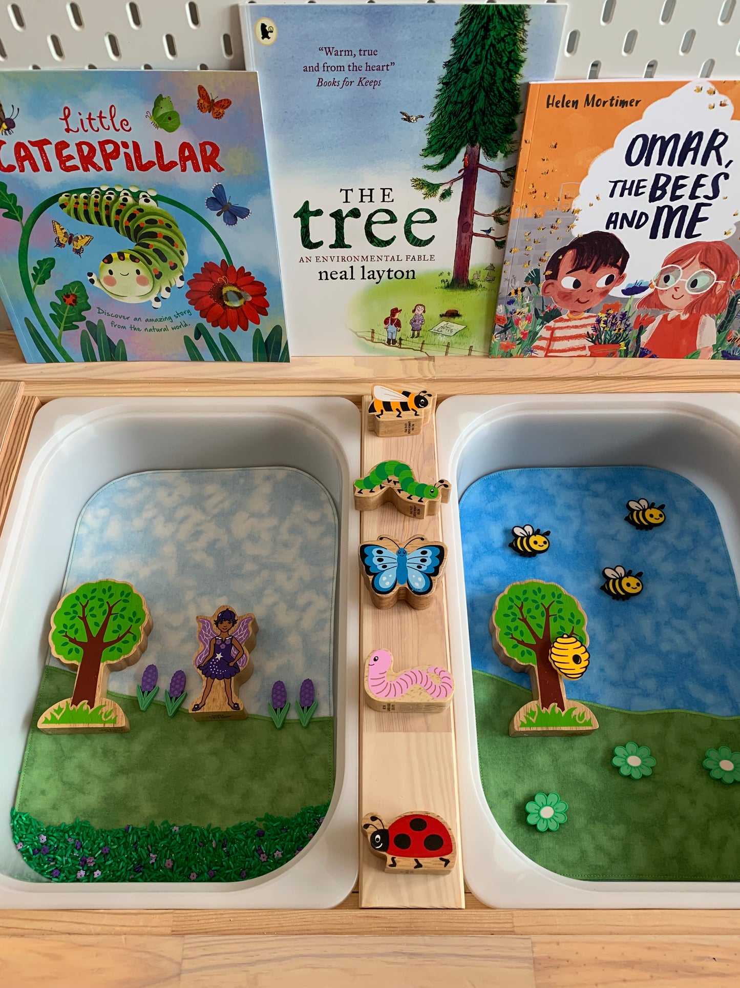 Grass & Sky Play Mat - MADE TO ORDER -  Light Green reverse