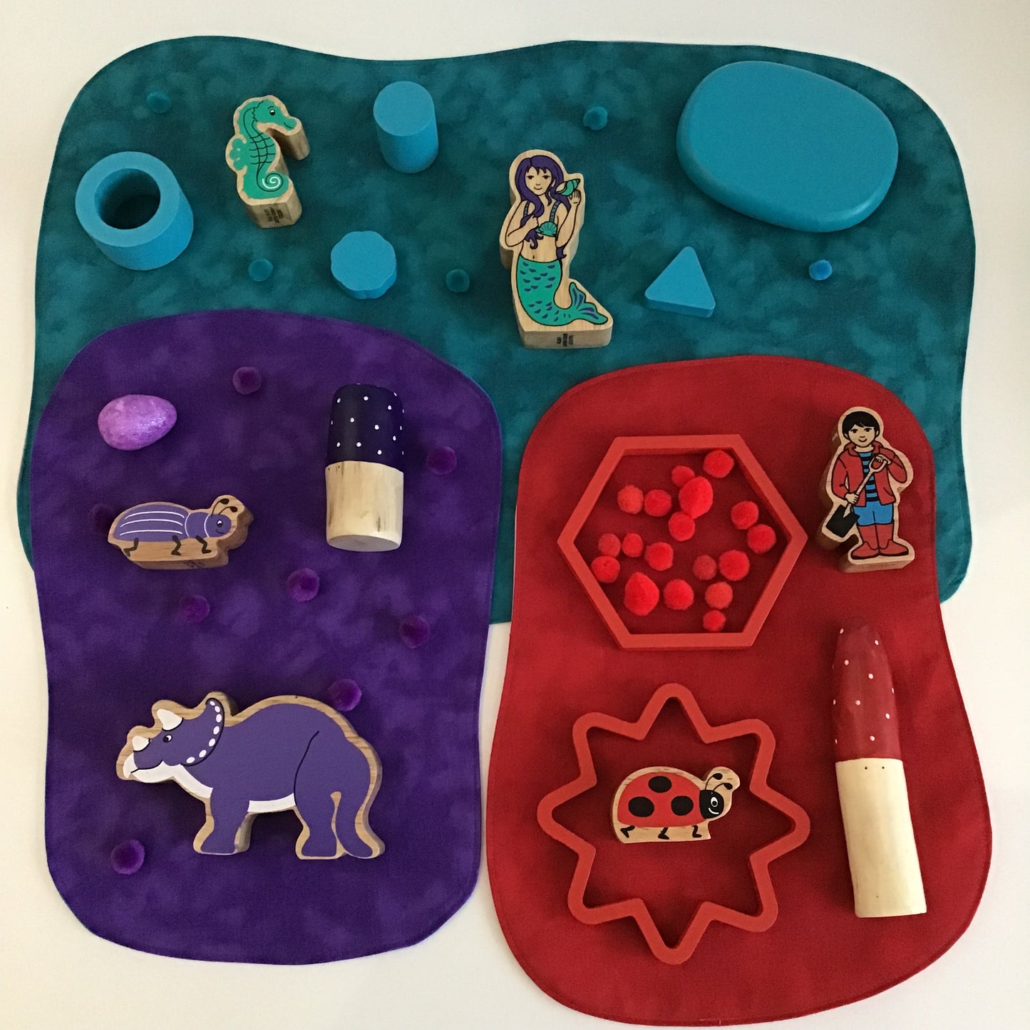 Play Mat Set - Reversible Play Mats - MADE TO ORDER