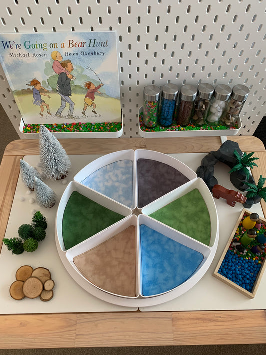 Tray Insert Play Mats - Reversible Colours- MADE TO ORDER