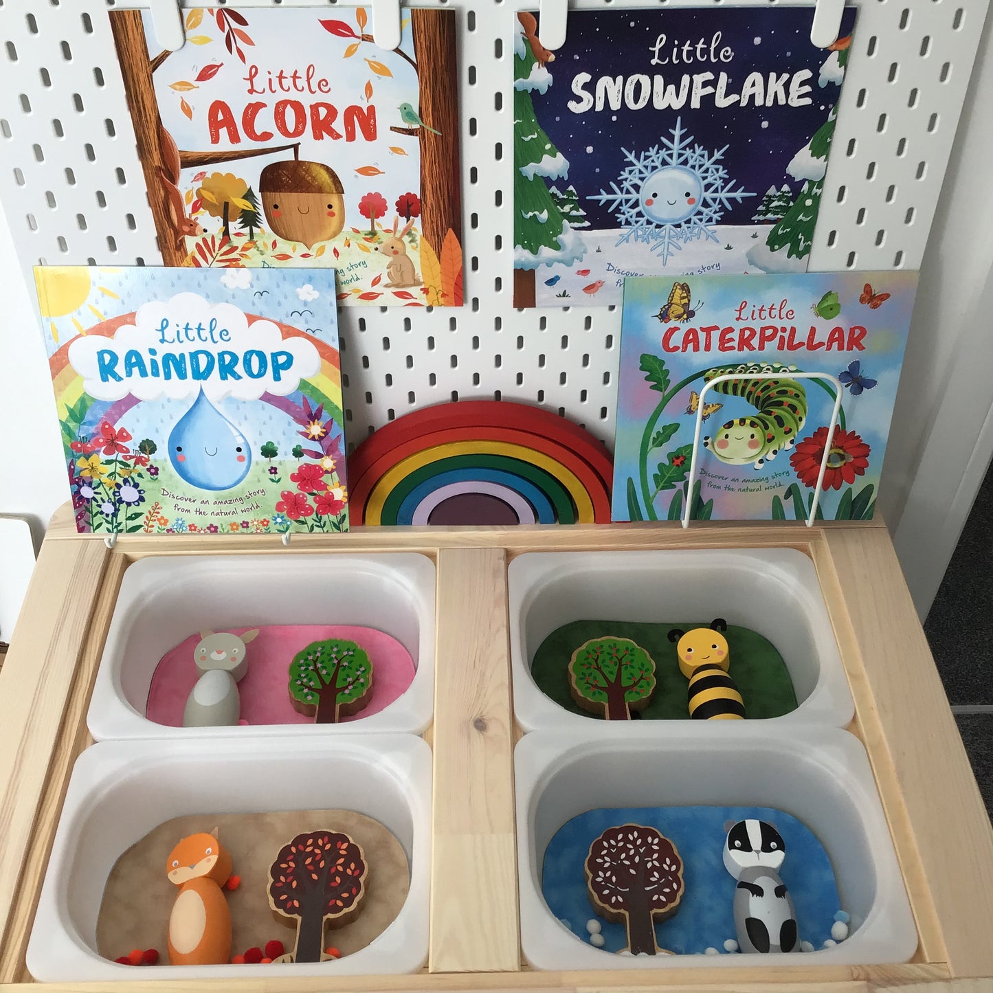 The Mini Tray Play Mat Set - Mix & Match Colours - MADE TO ORDER - Reversible