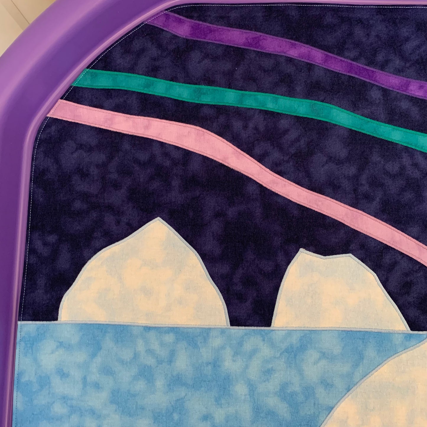 Northern Lights Tuff Tray Play Mat - IN STOCK - Jade Reverse