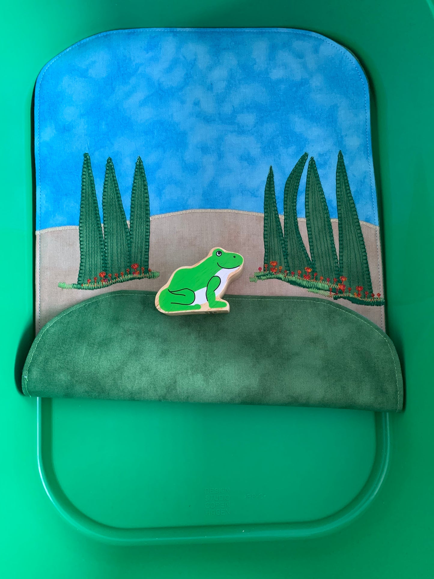 Riverbank Play Mat - IN STOCK - Dark Green Reverse