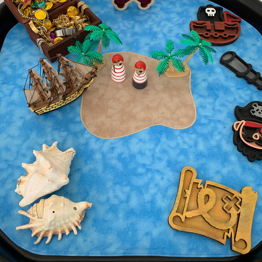 Tropical Island Tuff Tray Play Mat
