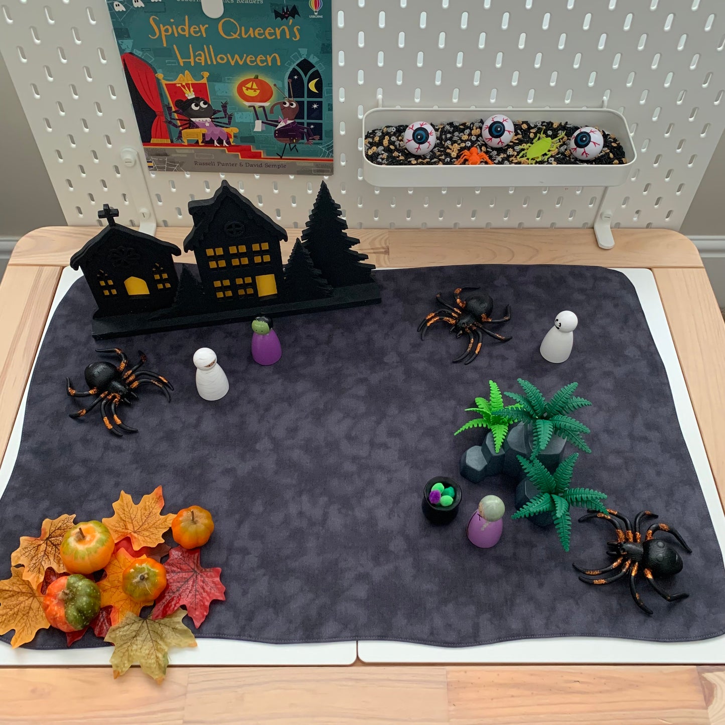 Extra Large Purple & Black Play Mat - MADE TO ORDER