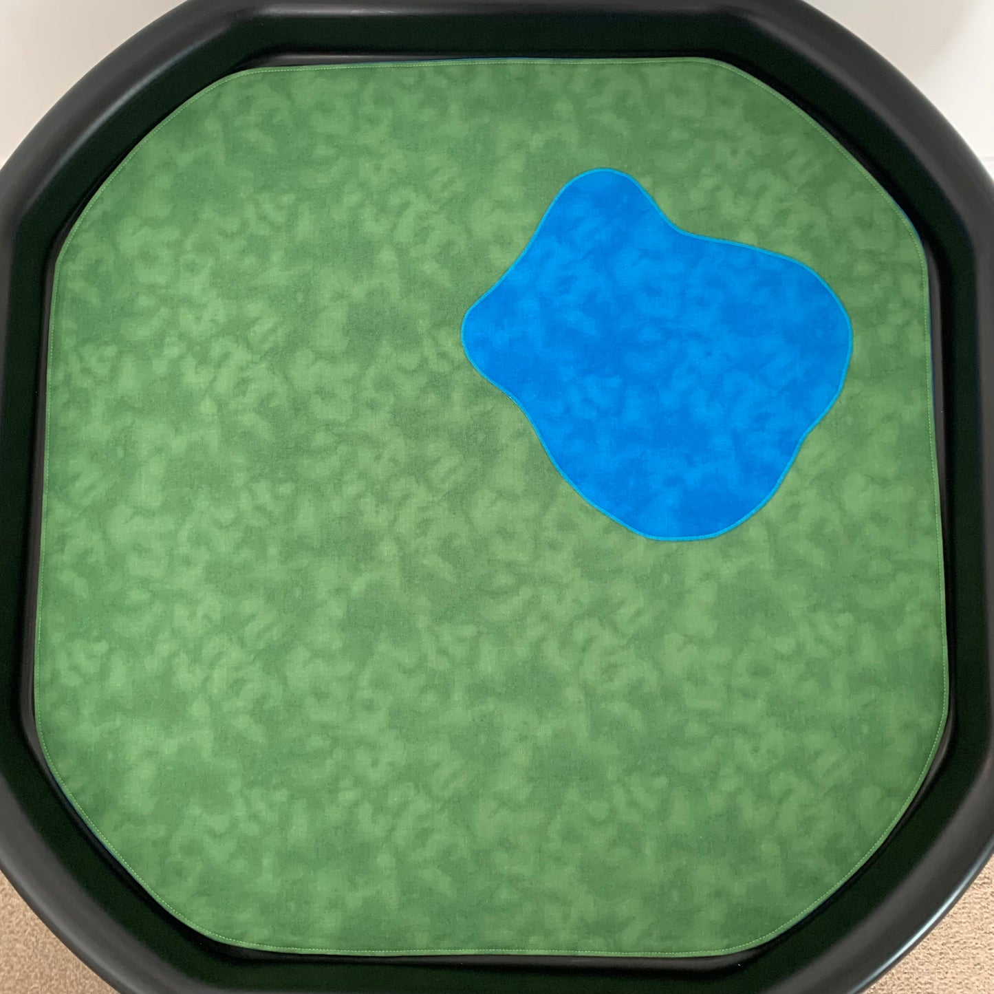 Lake Tuff Tray Play Mat -  Deep Blue Reverse