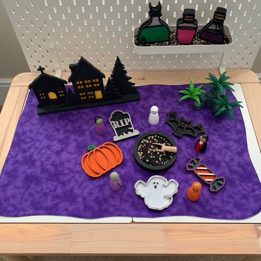 Extra Large Purple & Black Play Mat - MADE TO ORDER