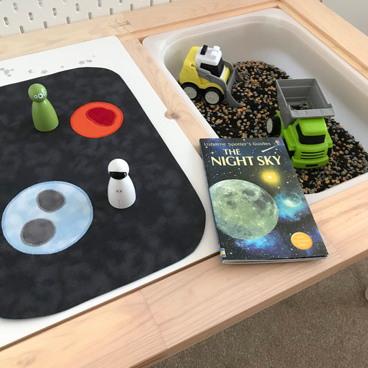 Space Play Mat - IN STOCK - Jade Reverse
