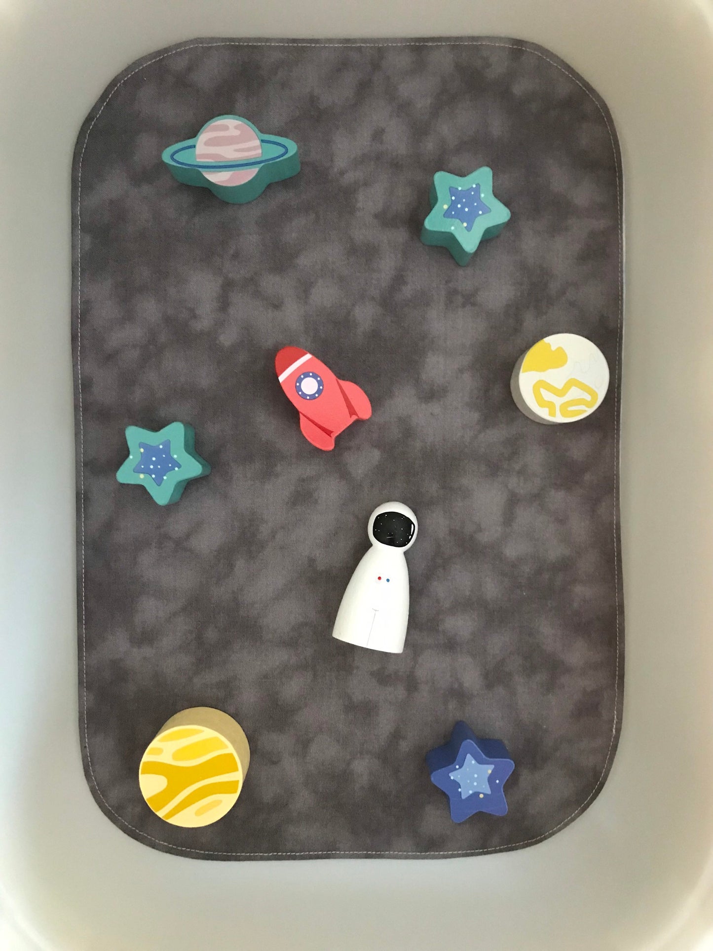 The Tray Play Mat -  Mix & Match Colours - MADE TO ORDER - Reversible
