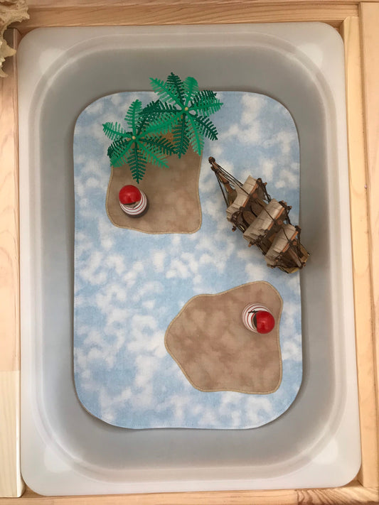 Desert Islands Play Mat - IN STOCK - Sand Reverse